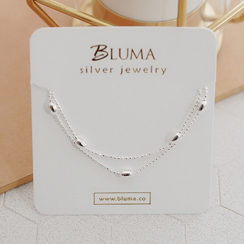 米粒純銀項鍊/SN924 | 畢業禮物 七夕 百搭耐看 個性 鎖骨鏈 女生禮物