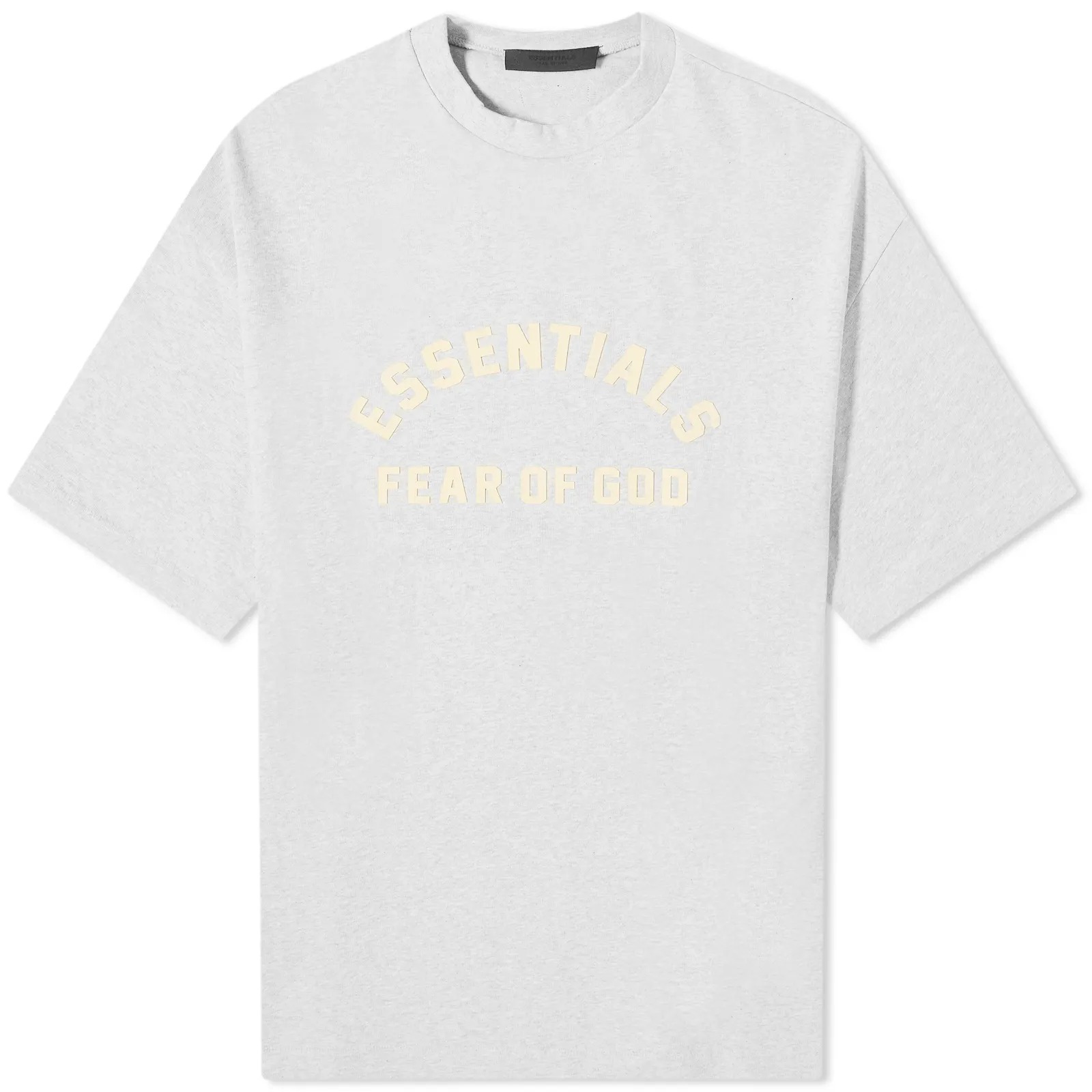 {現貨} Fear Of God Essentials Crewneck T-Shirt Grey x Yellow