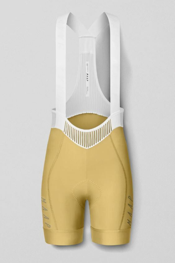 【MAAP】Women's Short Team Bib Evo 女吊帶極短車褲  / Light Ore 芥末黃