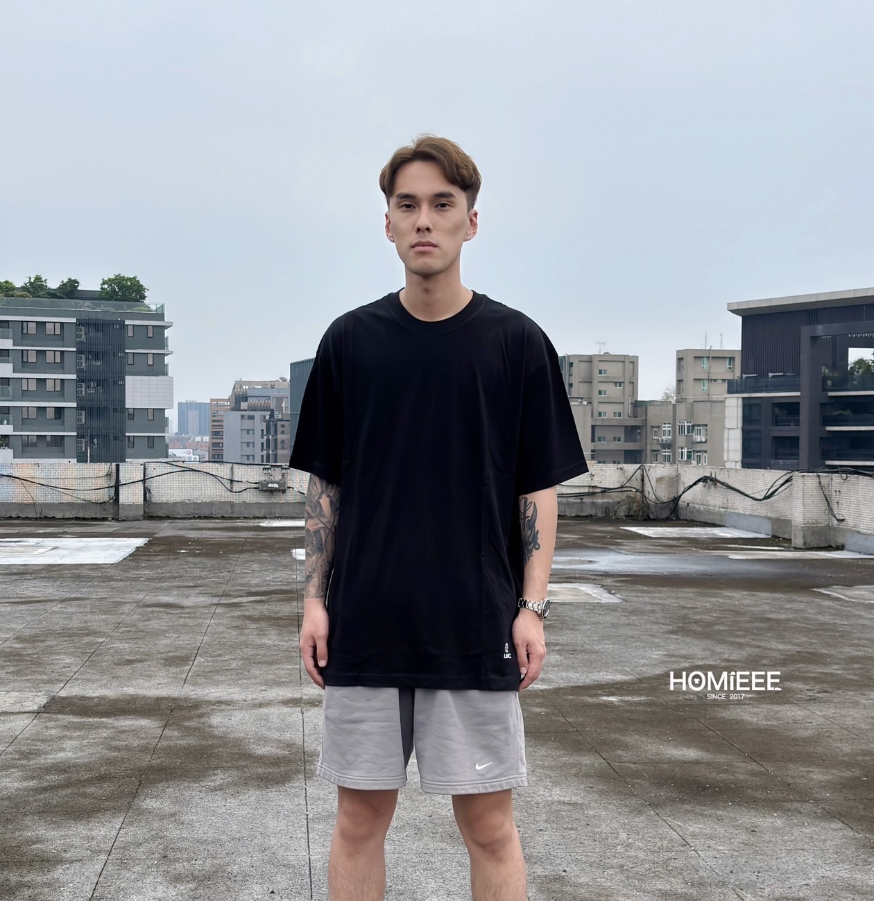 LMC Globe Tee 3pack 短袖 素T 小LOGO 黑色 三件組