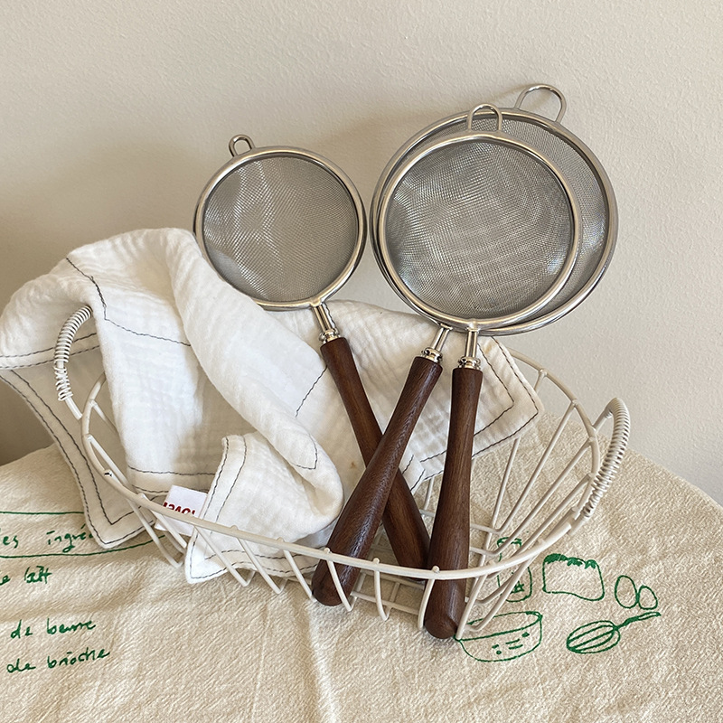 《3902》美式復古黑胡桃木手柄漏匙