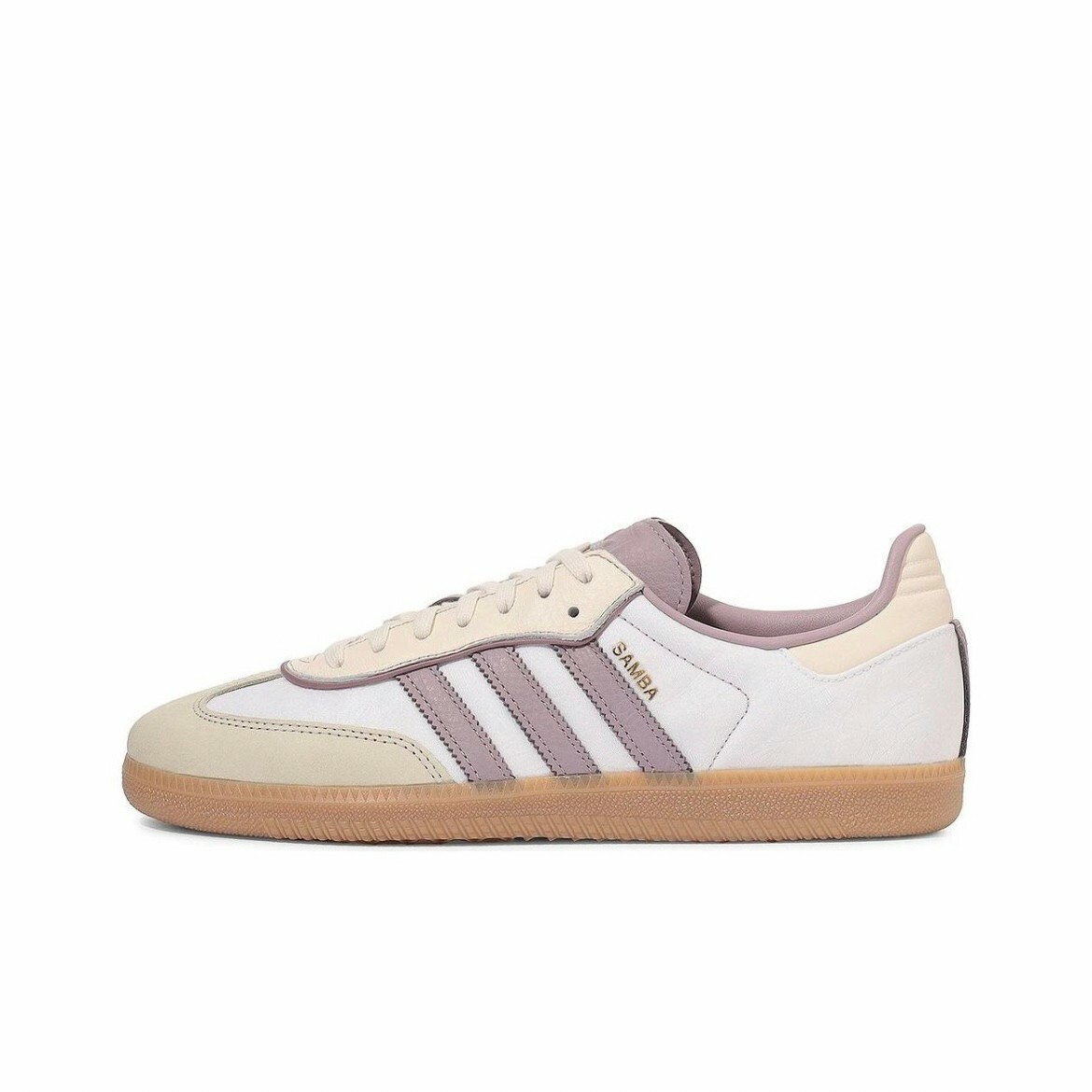 【代購】adidas originals Samba 舒適簡約 防滑耐磨 低筒板鞋  少女米紫 IE1417