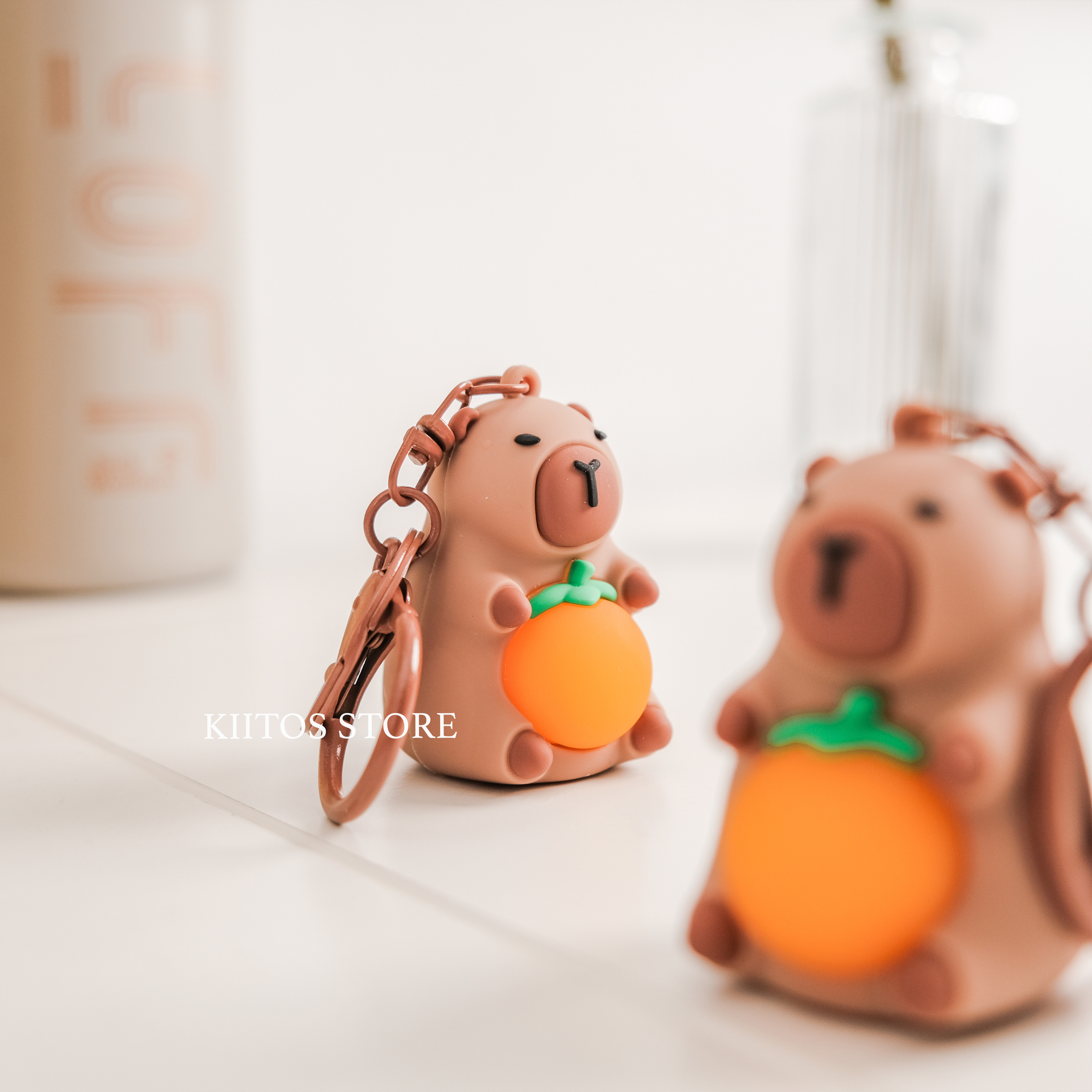 卡皮巴拉 水豚發光吊飾