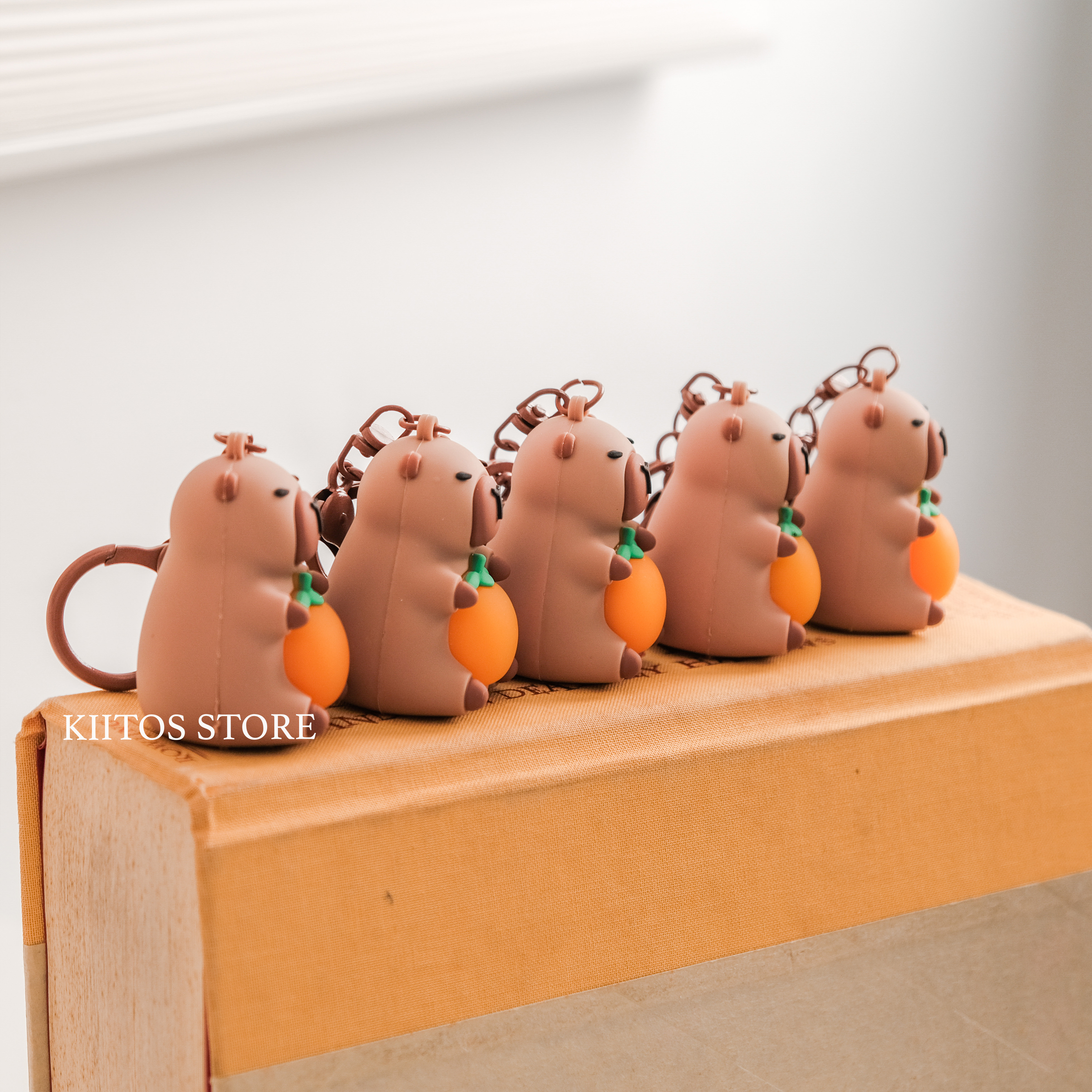 卡皮巴拉 水豚發光吊飾