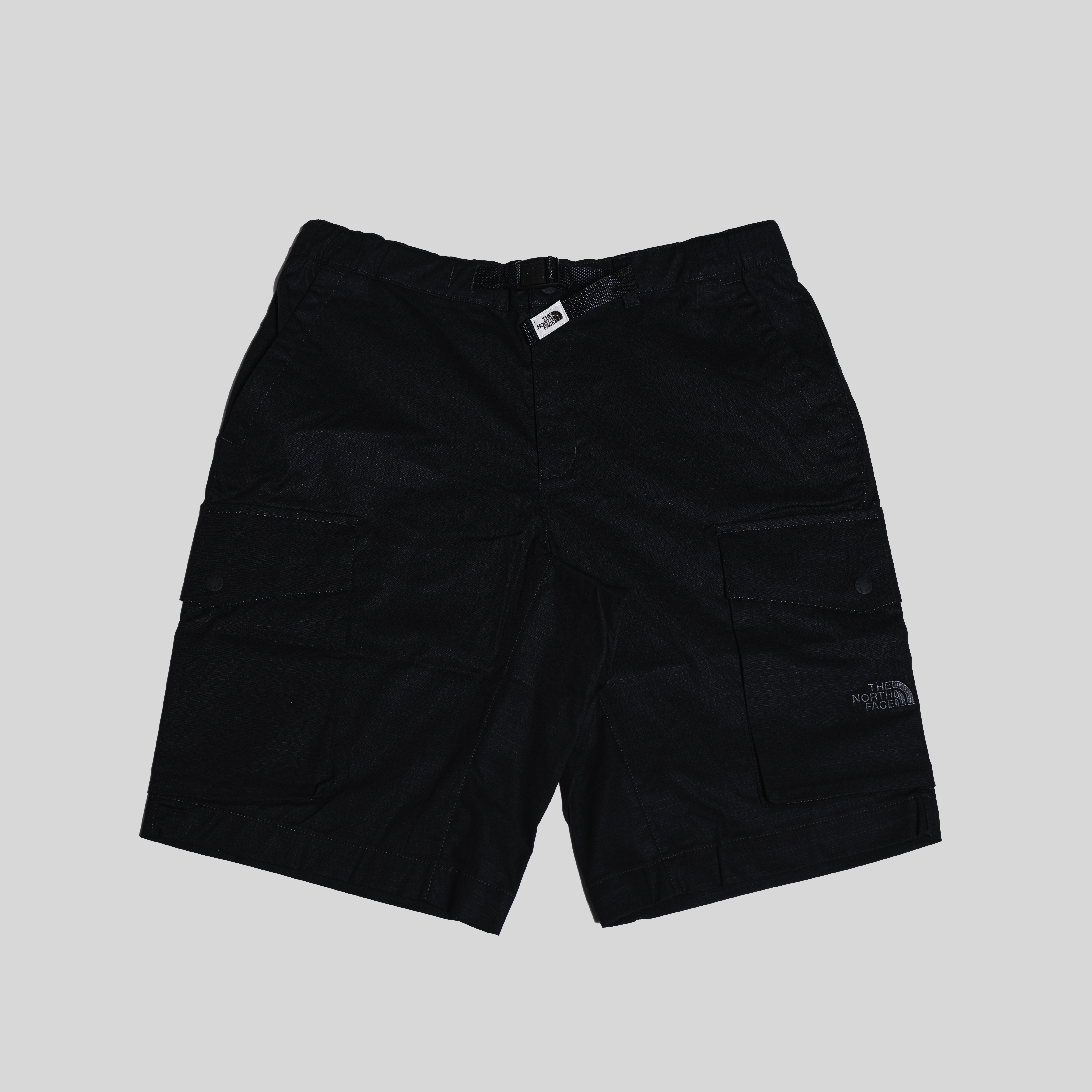-(E17c01)-THE NORTH FACE M UTLT CG SHORT-AP DWR 防潑水 多口袋 腰帶飾短褲-NF0A8822 黑色(JK3) /淺卡其(3X4)
