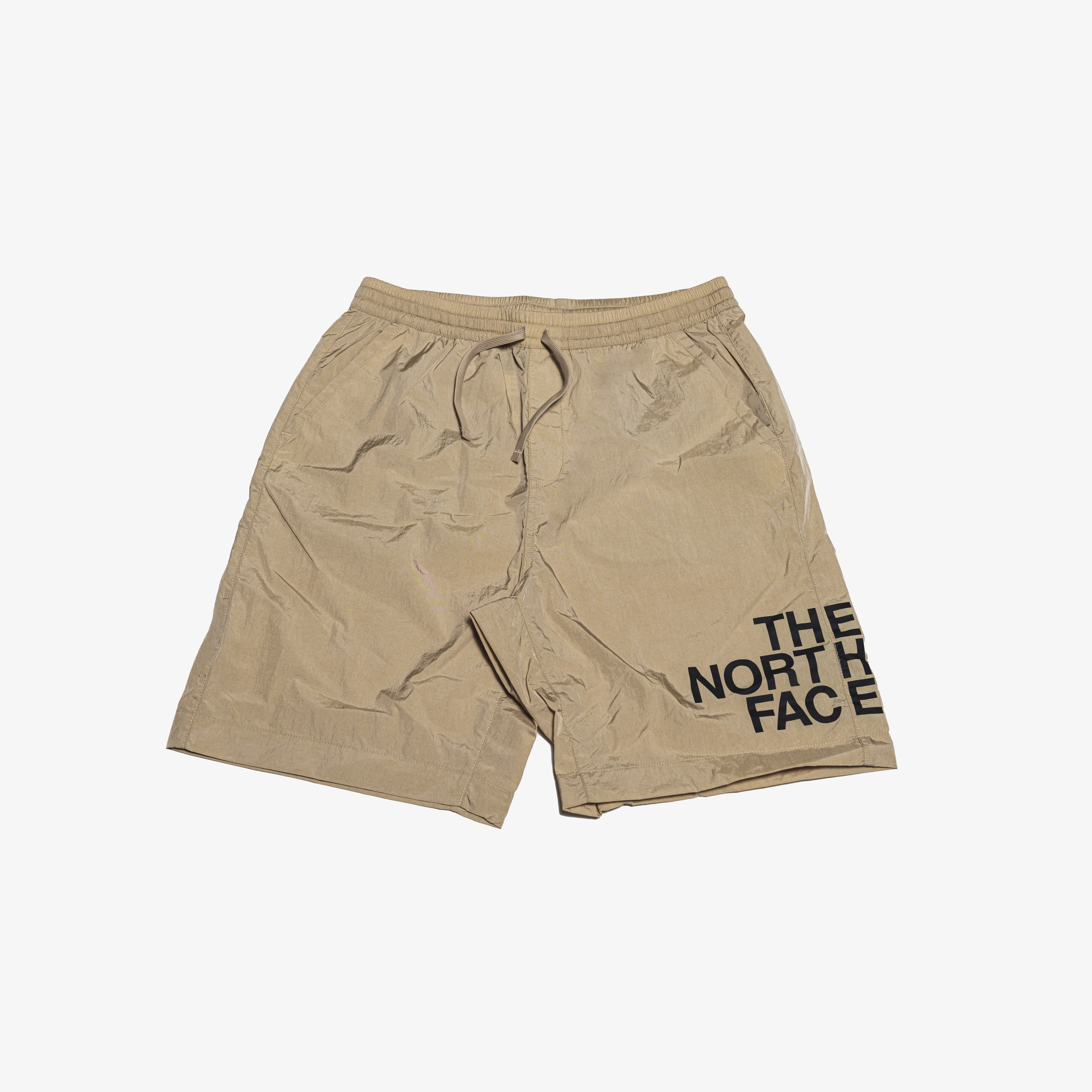 -(E14a01)-THE NORTH FACE M BRANDING LOGO WOVEN SHORT LOGO 短褲-NF0A7WD7 卡其(LK5)