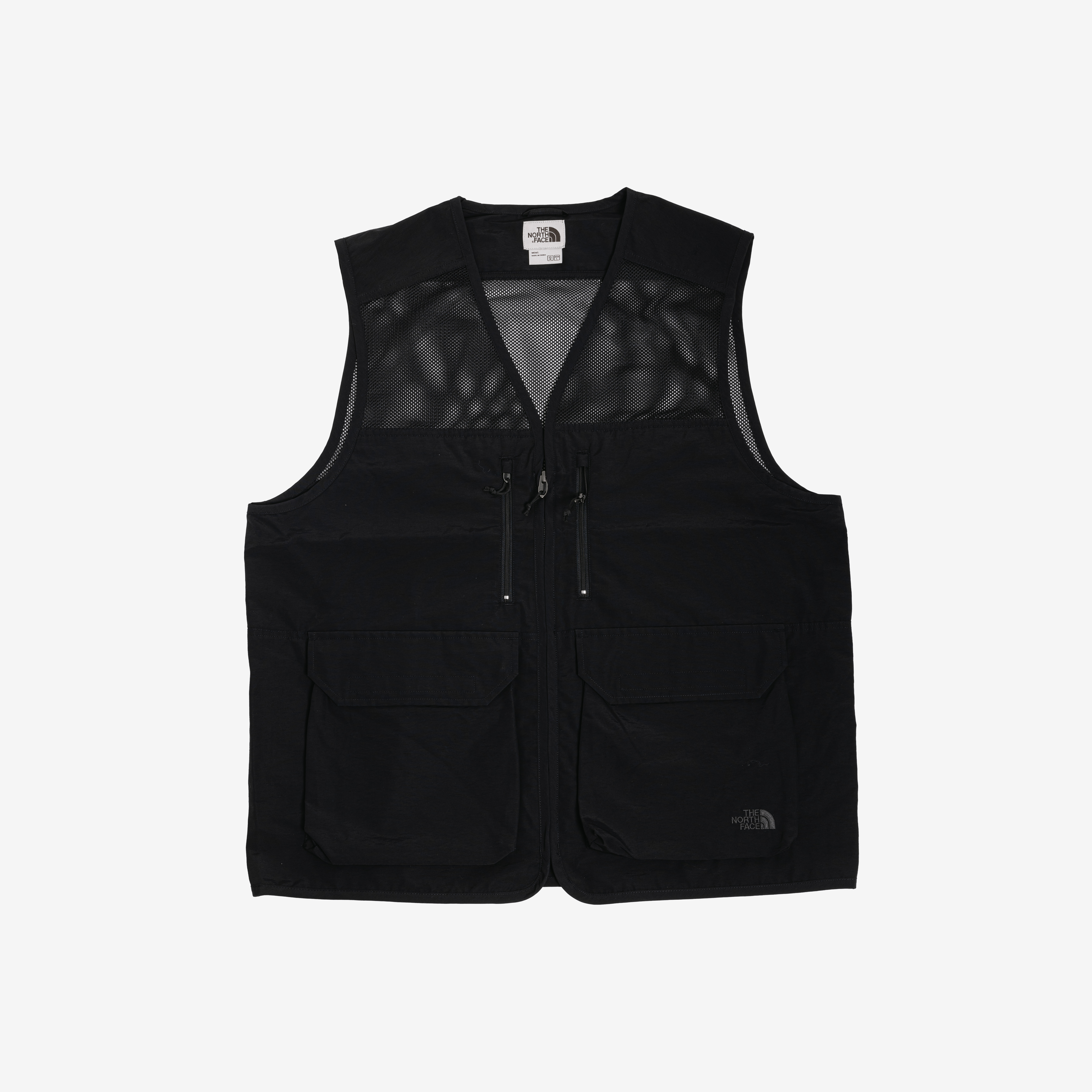 -(E13c06)-THE NORTH FACE M UTILITY CAMP VEST 多口袋 背心 TNF LOGO-NF0A87V4 黑 (JK3)