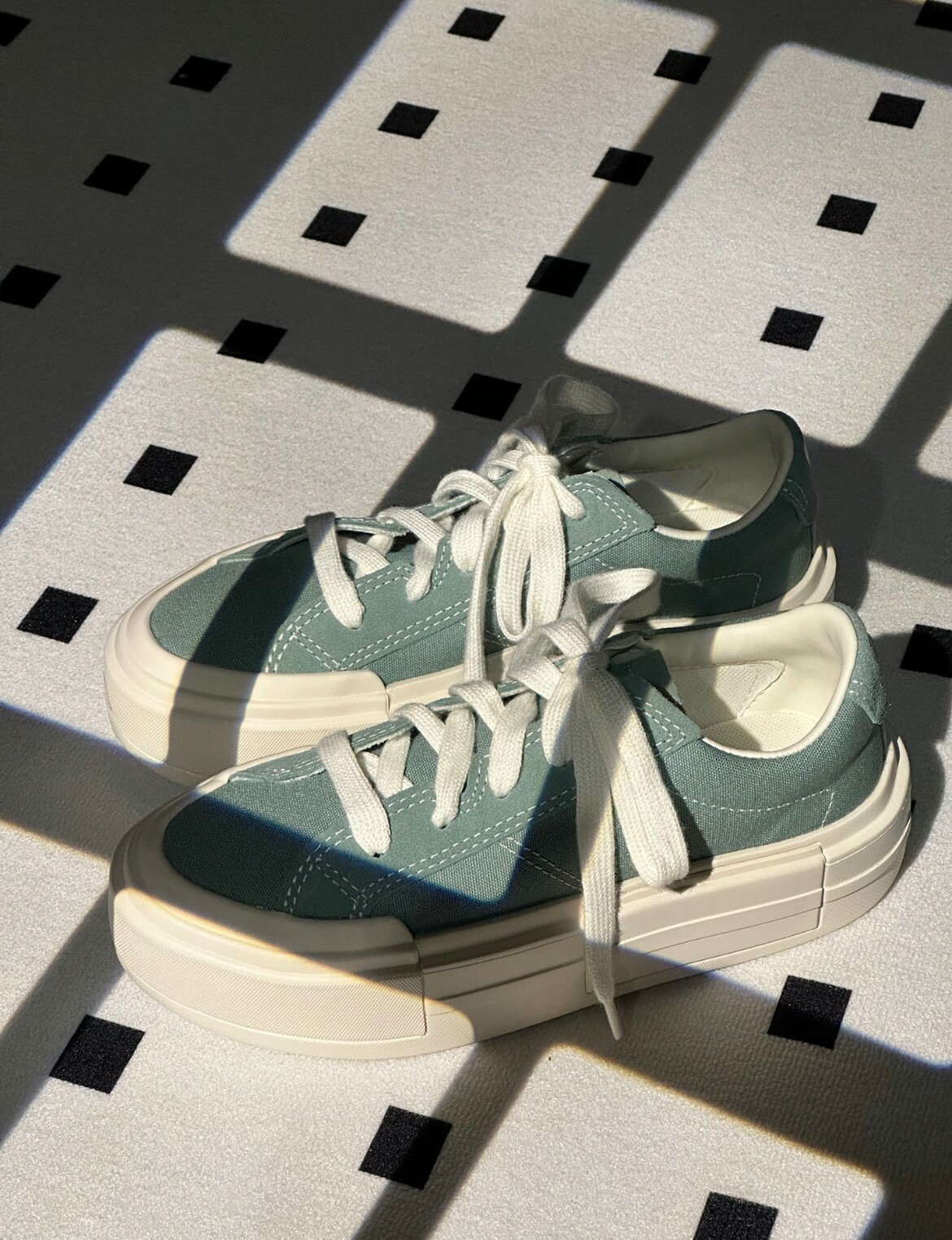 【代購】 Converse All Star Cruise 厚底 增高 奶油底 莫蘭迪綠 A09842C