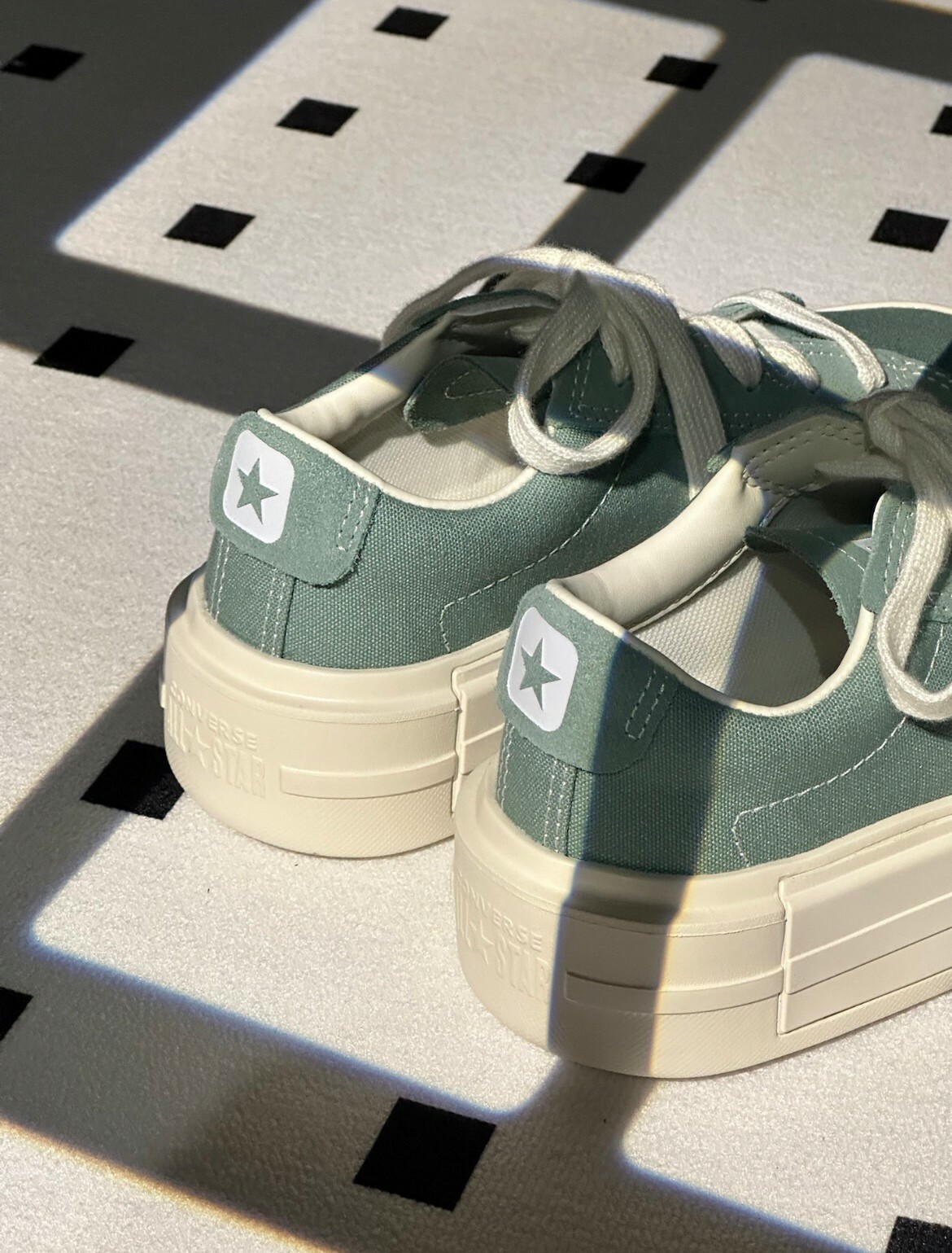 【代購】 Converse All Star Cruise 厚底 增高 奶油底 莫蘭迪綠 A09842C