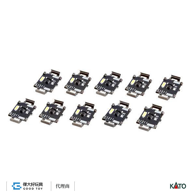 KATO 23-000 建物燈光 月台DX照明套組 (10入)