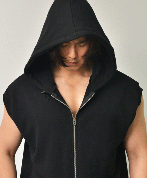 魔術疊層連帽背心