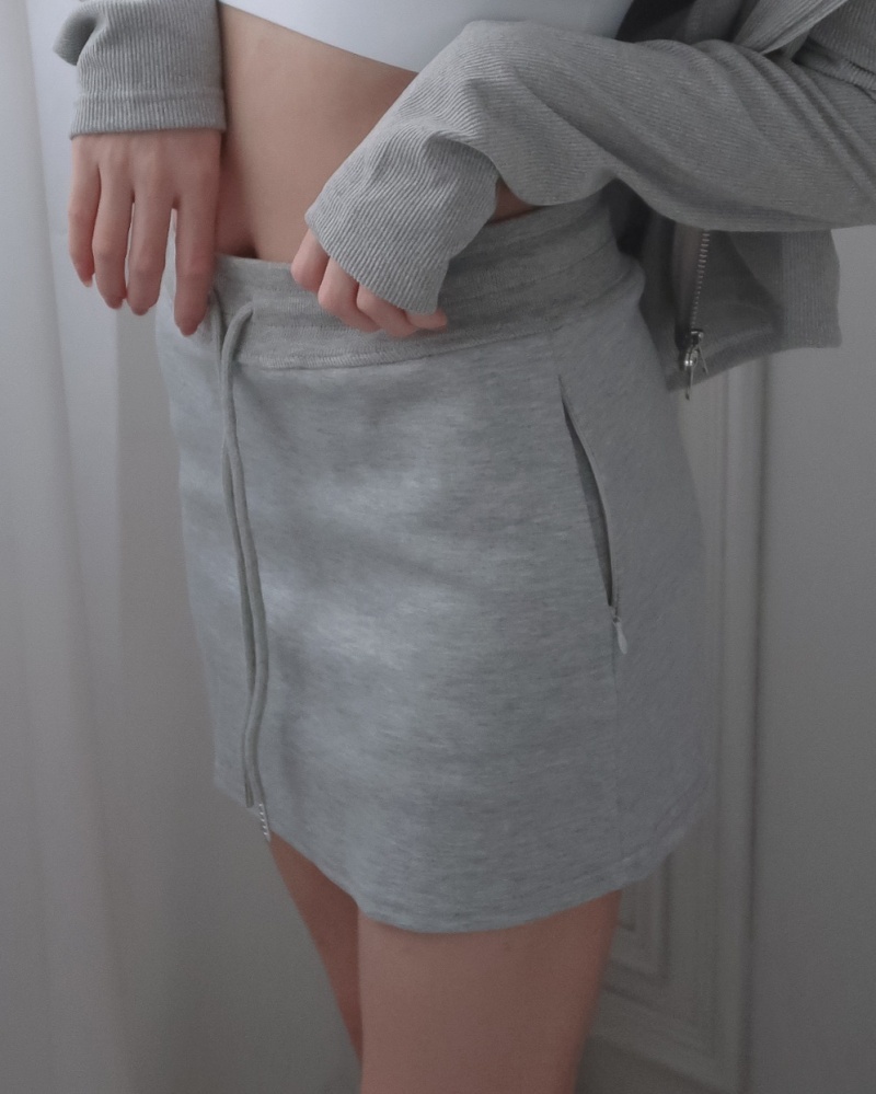 Feeling cozy skirt不一般的棉褲裙 / 灰