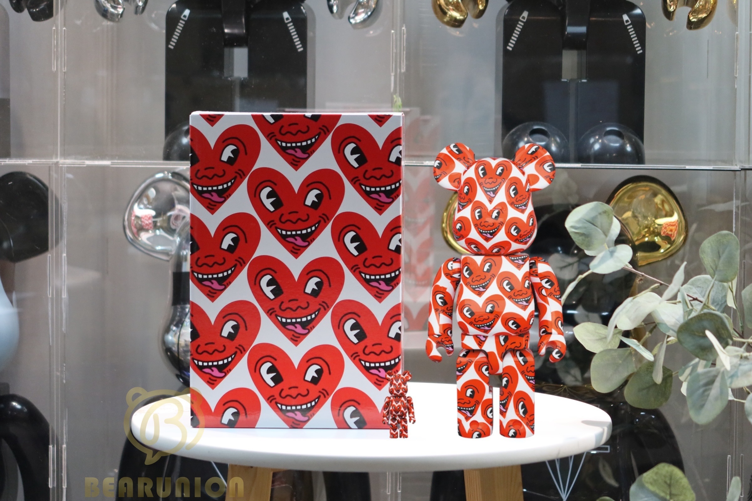🥇現貨🥇BEARBRICK 400%+100% KEITH HARING #6