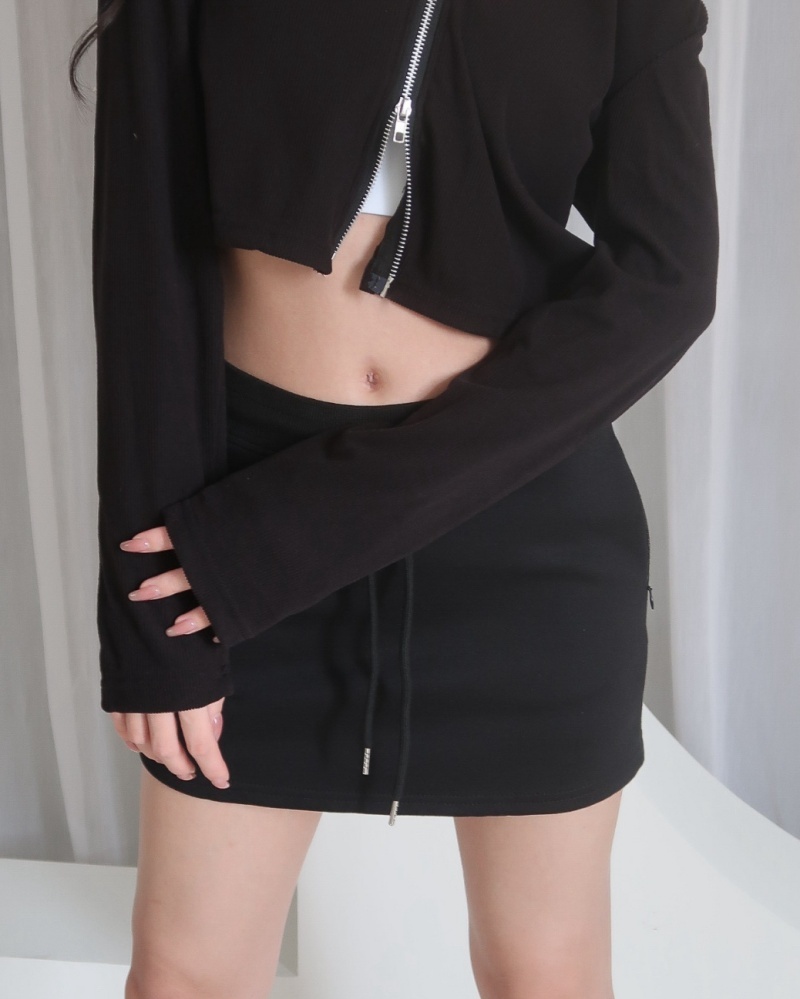Feeling cozy skirt不一般的棉褲裙 / 黑