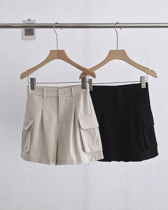 P7530 - High Waist Short Pant (Pre Order)