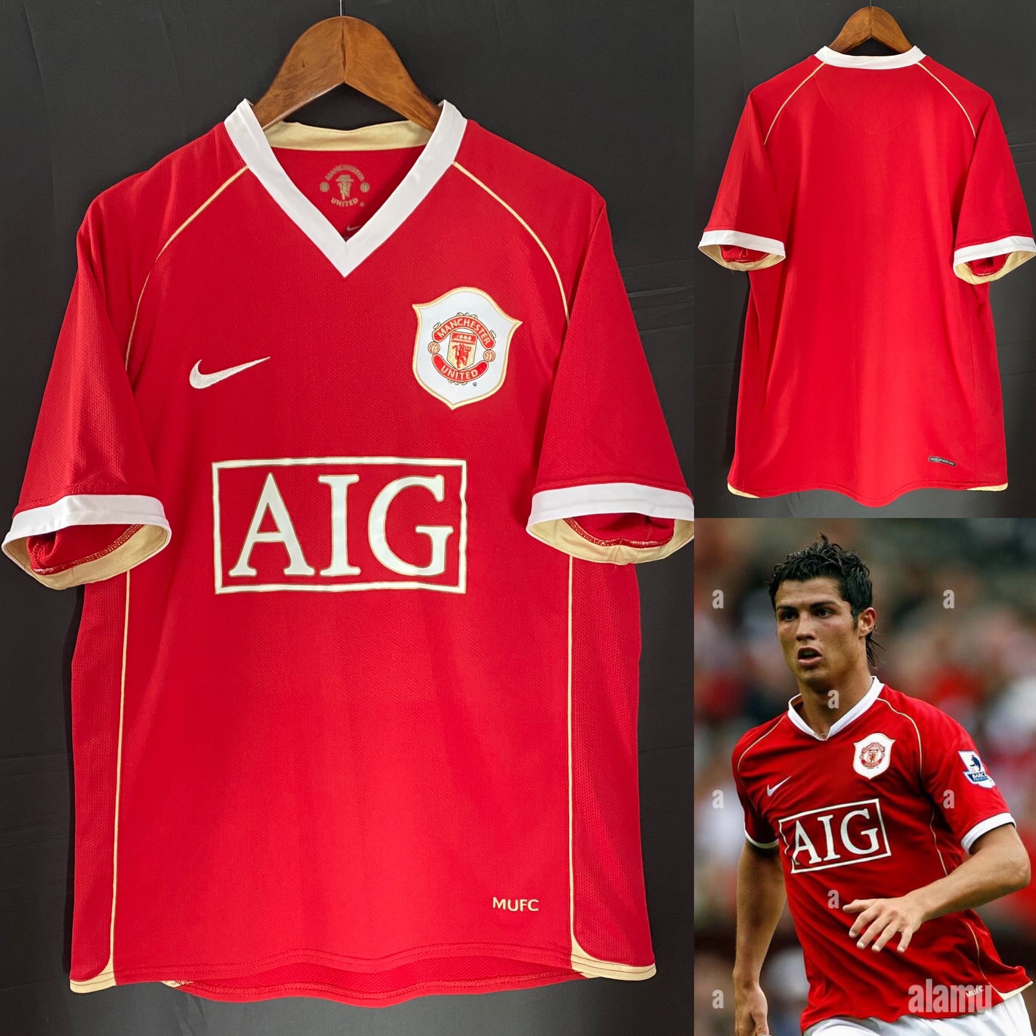 曼聯 2006-2007 Nike 主場球衣