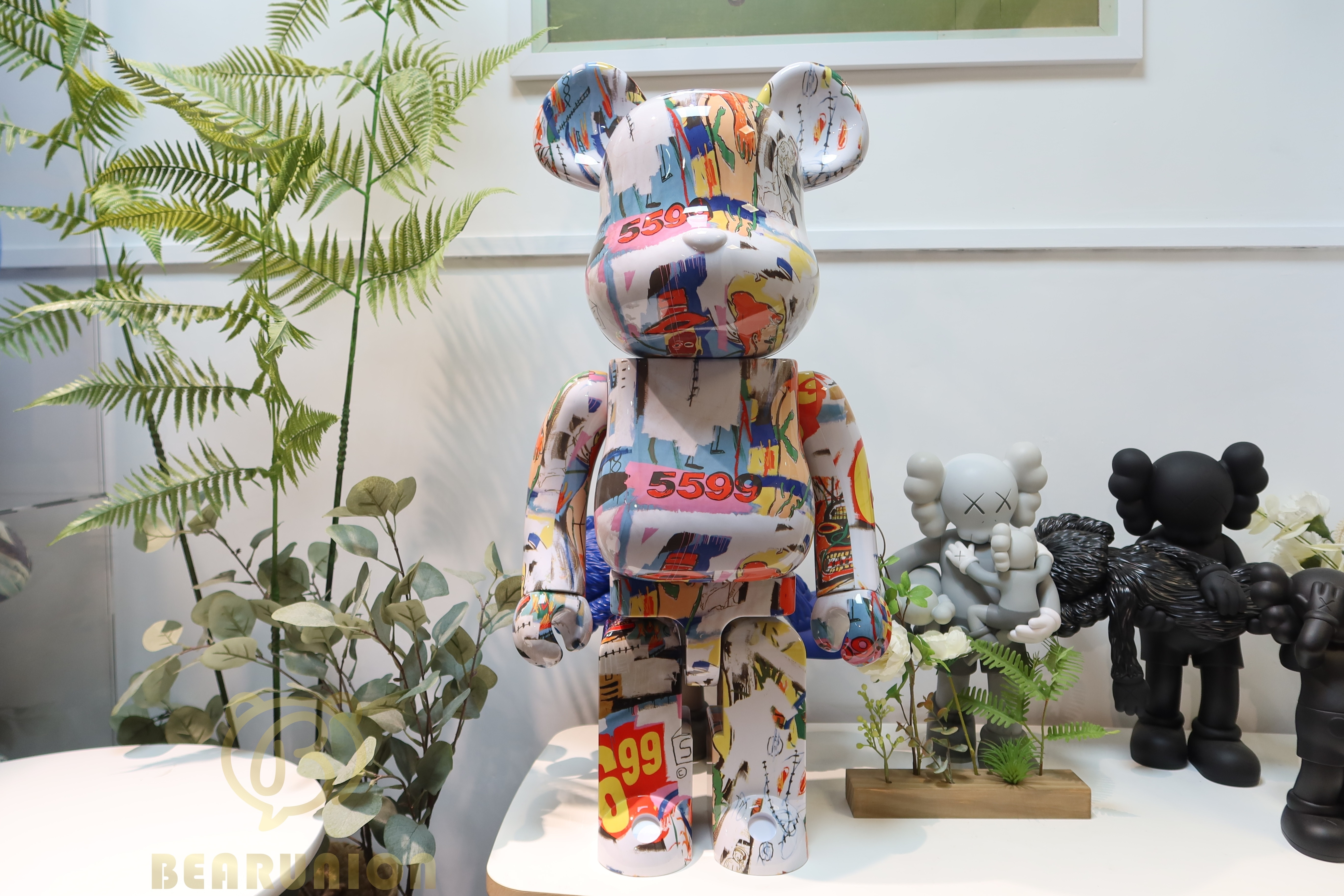 🥇現貨🥇Bearbrick 1000% Andy x Jean Michel #4
