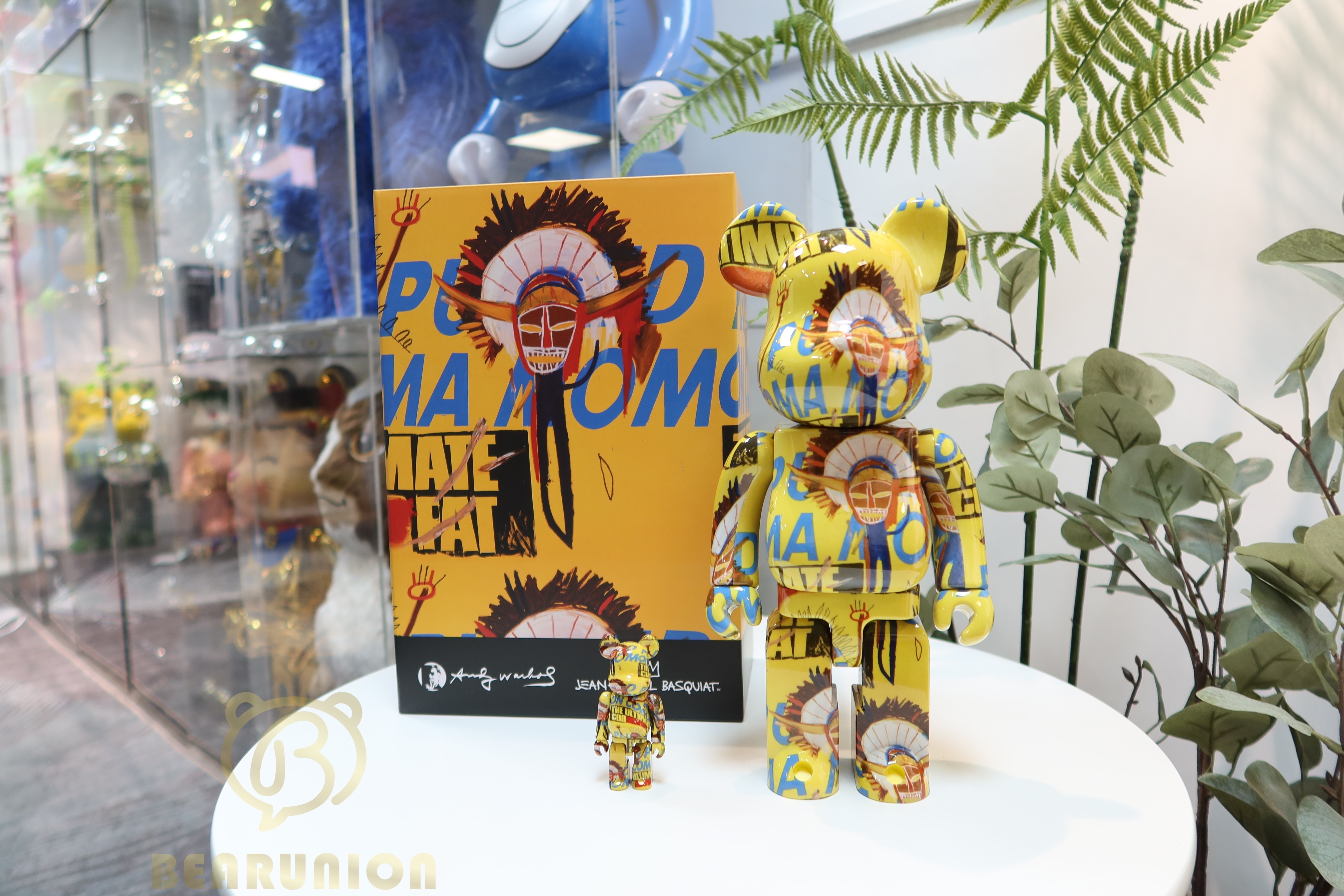 🎏預訂🎏 Bearbrick Andy x Jean Michel 400% 100% #3