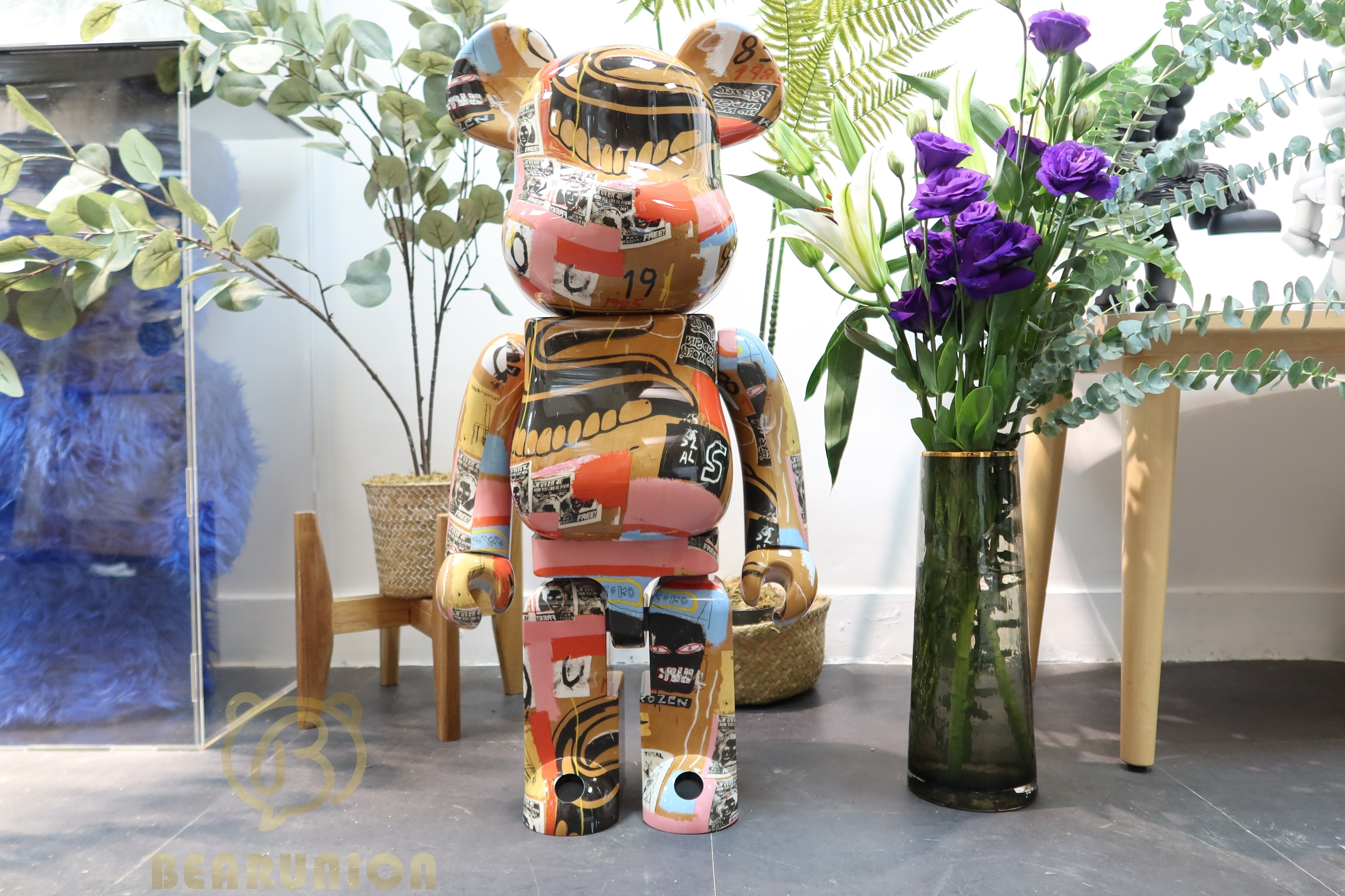 🥇現貨🥇Bearbrick 1000% Andy x Jean # 2