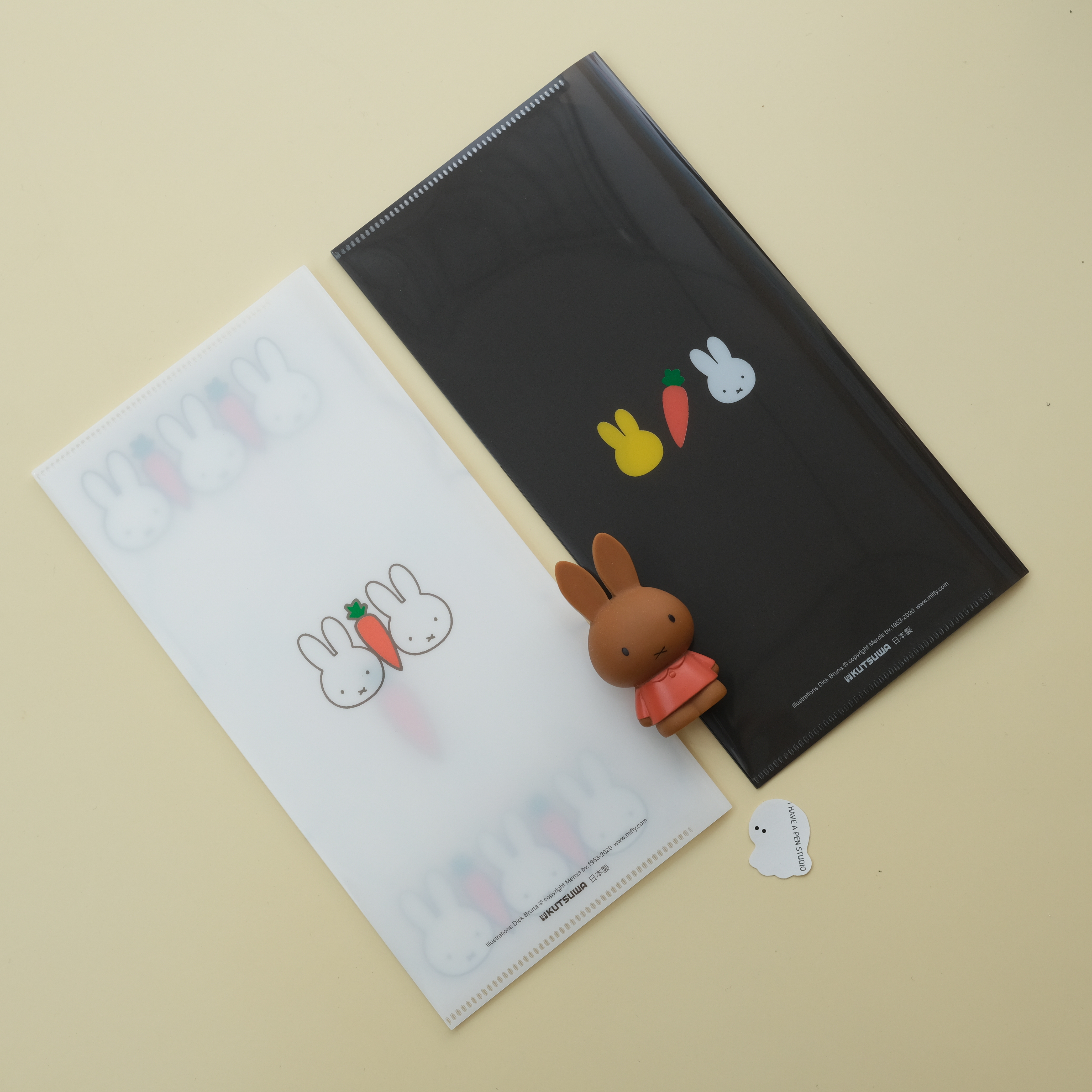 米菲兔 MIFFY 票據收納夾 TN可使用｜KUTSUWA 日本