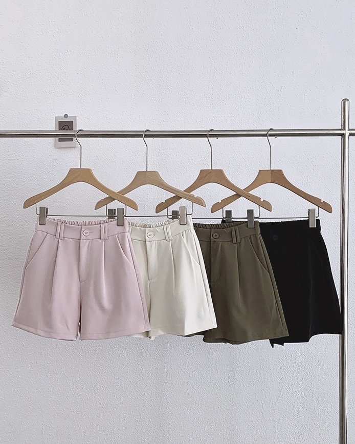P7529 - High Waist Short Pant (Pre Order)