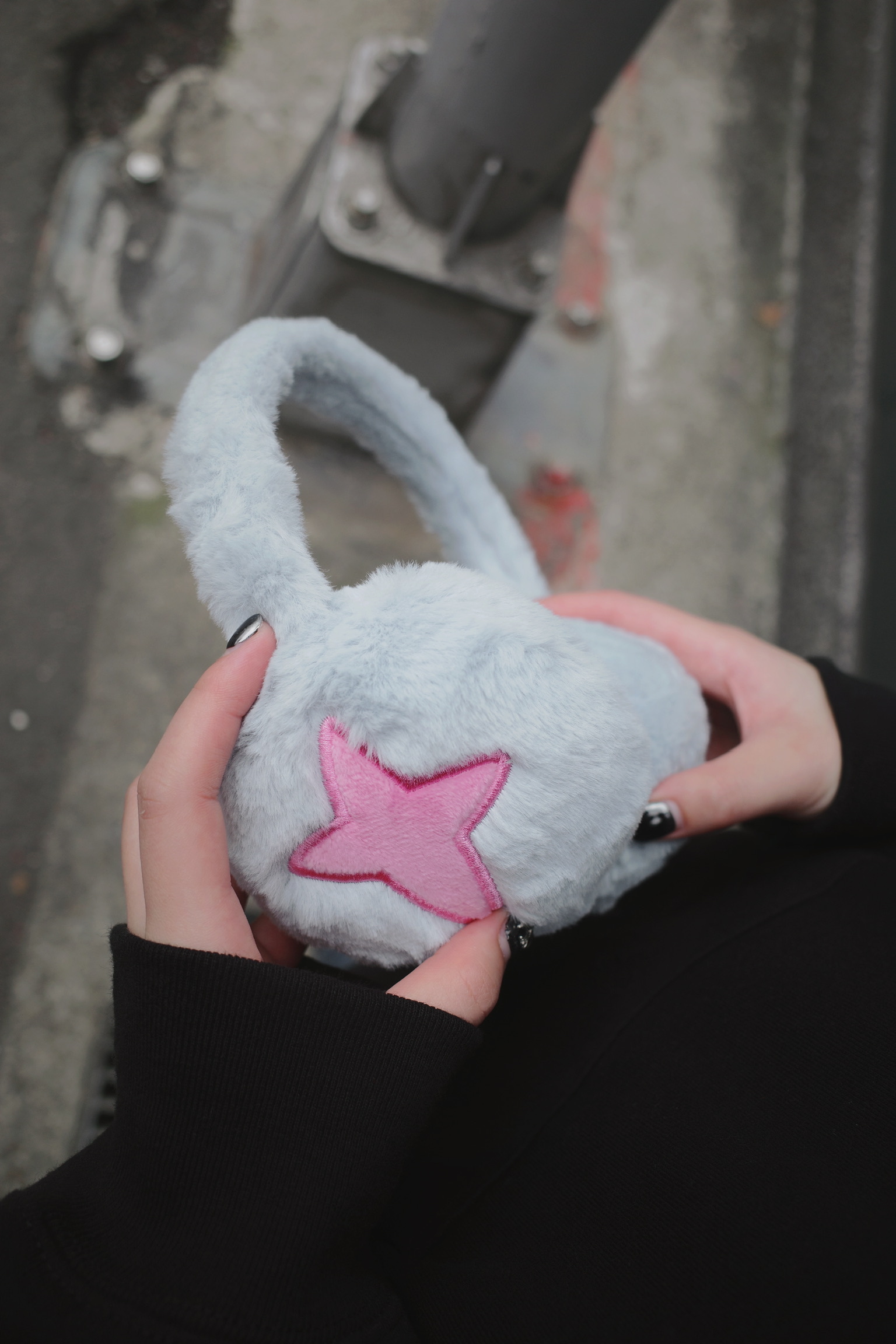 Fe3c Alien Warm Up Earmuffs 外星人耳罩 (Blue Fur)