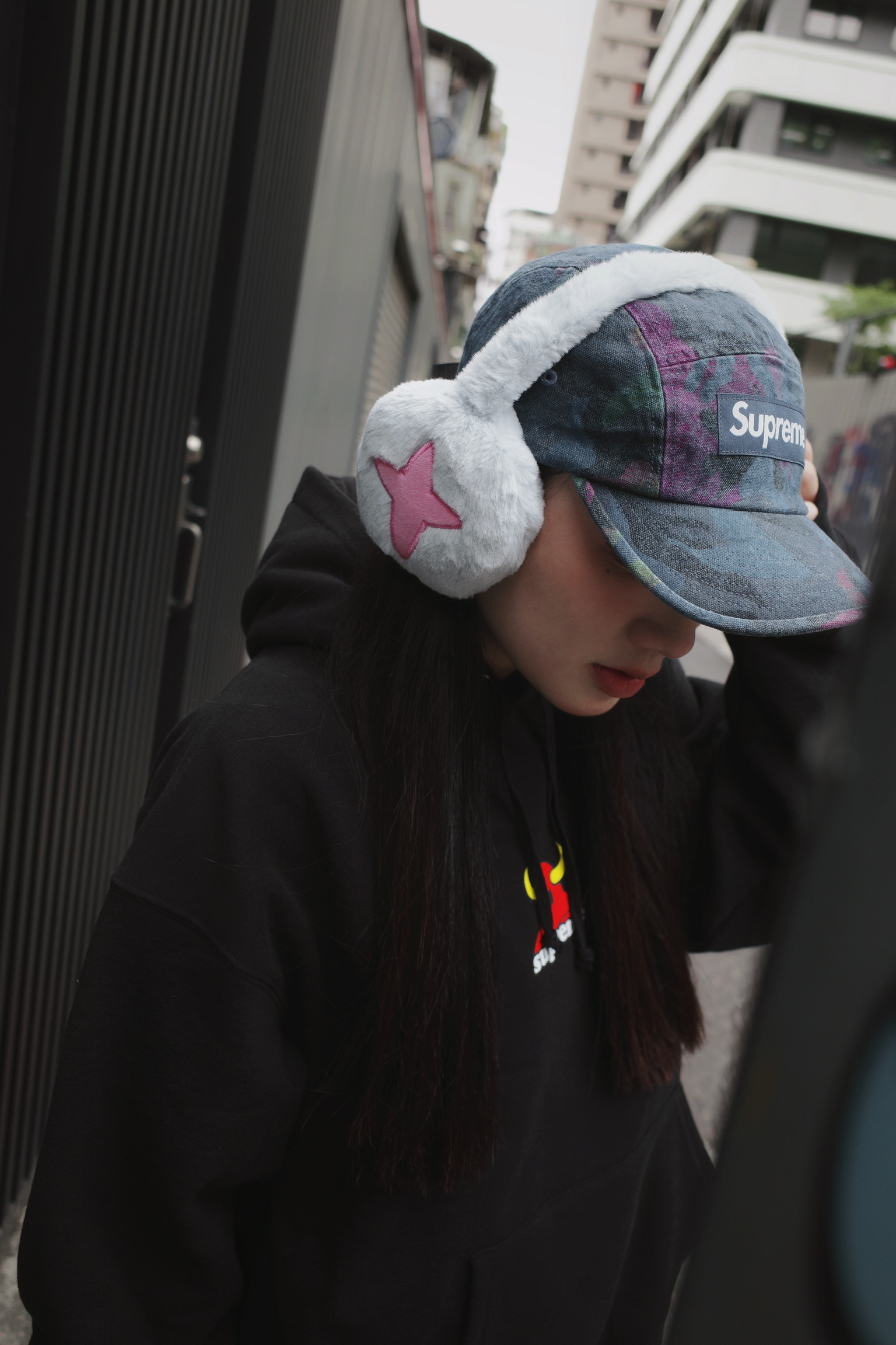 Fe3c Alien Warm Up Earmuffs 外星人耳罩 (Blue Fur)