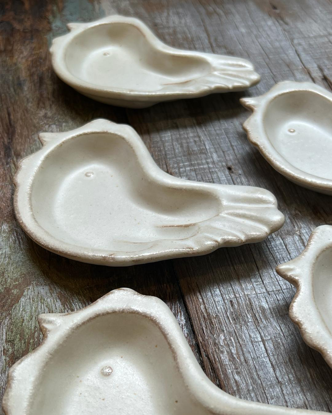 Mashiko ware kinari Bird Sauce plate｜Wakasama