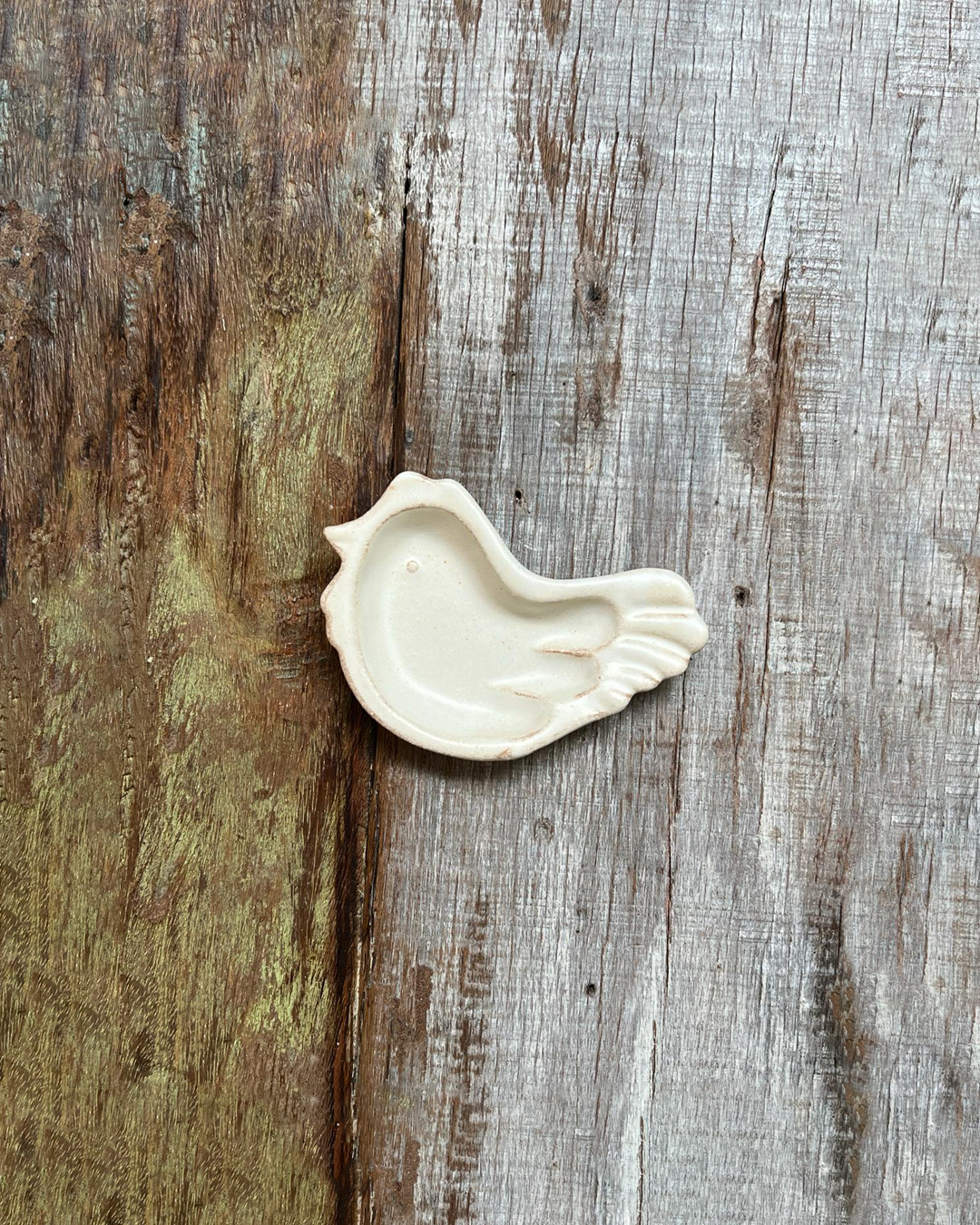 Mashiko ware kinari Bird Sauce plate｜Wakasama