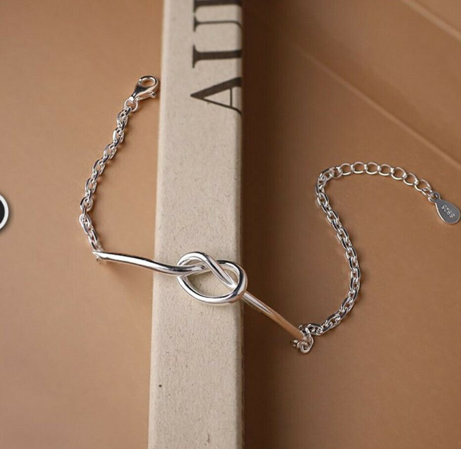 H07片刻．純銀扭結手鏈