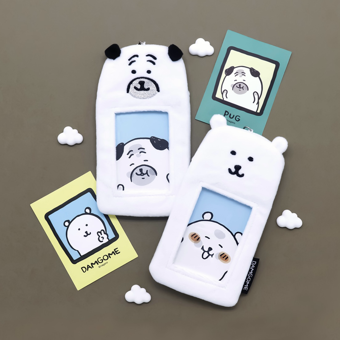 現貨｜韓國限定 白熊 & 八哥 毛絨絨卡套