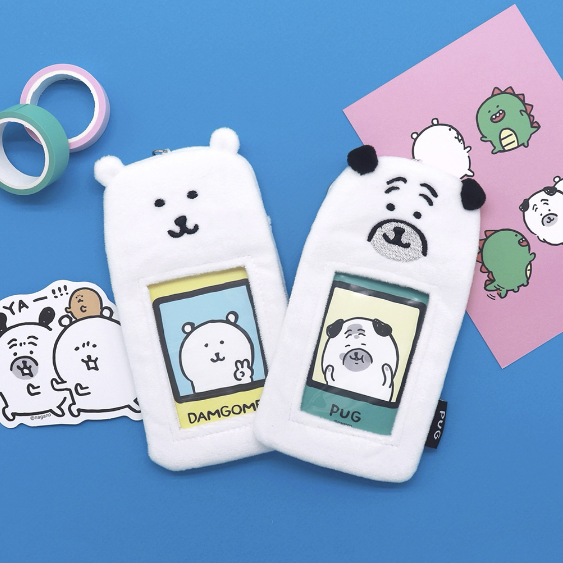 現貨｜韓國限定 白熊 & 八哥 毛絨絨卡套