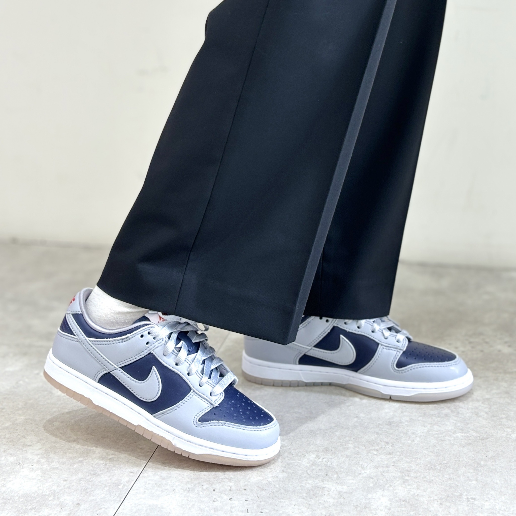 NIKE DUNK LOW COLLEGE  NAVY GREY 灰銀 海軍藍 喬治城 女鞋 DD1768-400