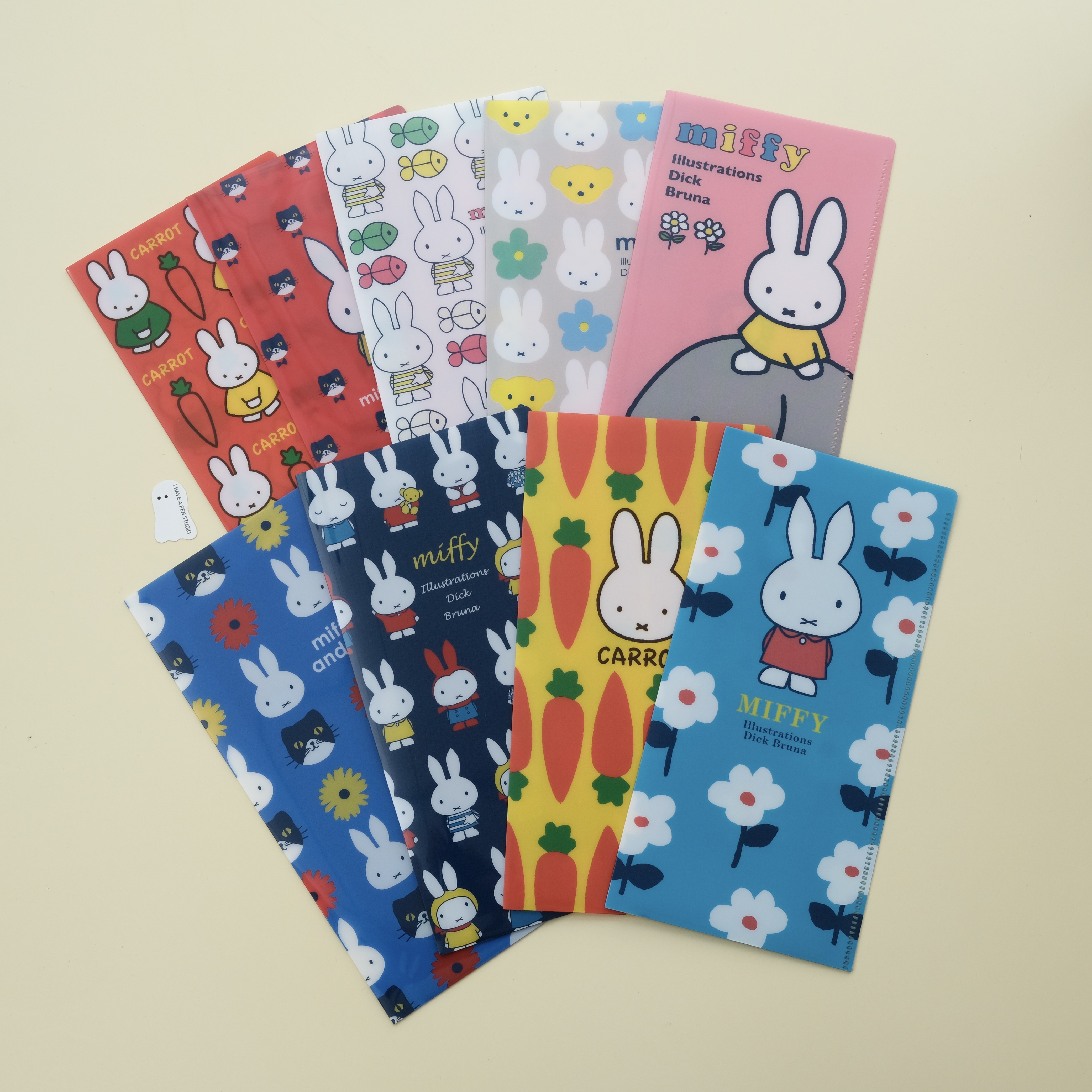 米菲兔 A5窄版 雙開資料夾 (可放人TN旅人筆記本內使用)｜square 日本