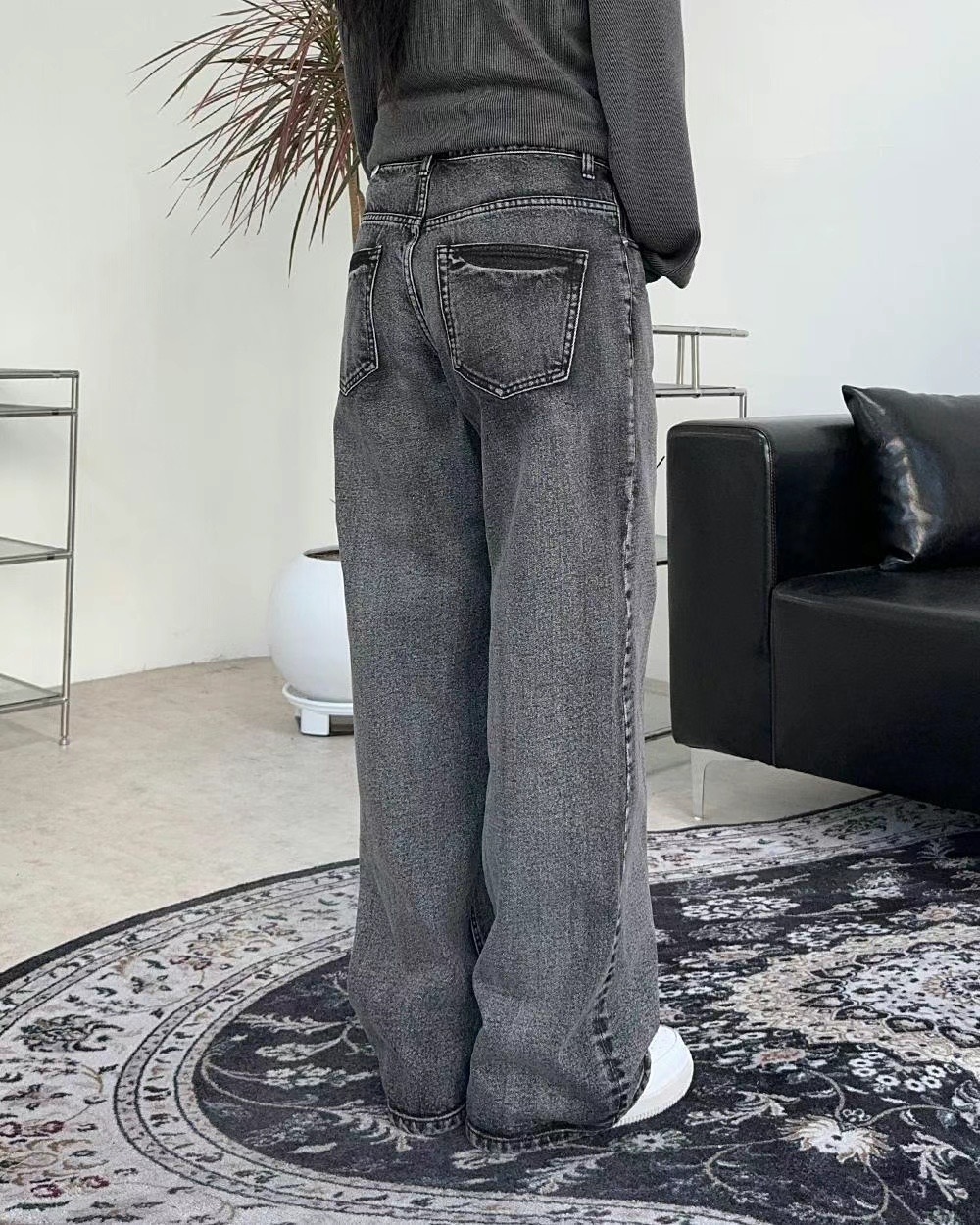 🇰🇷韓國 水洗 復古 刷色 牛仔褲