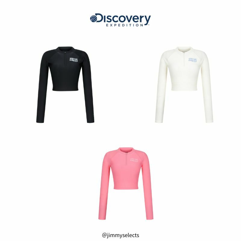 【代購】 Discovery 女版 炎熱夏季半拉鍊短款防曬衣