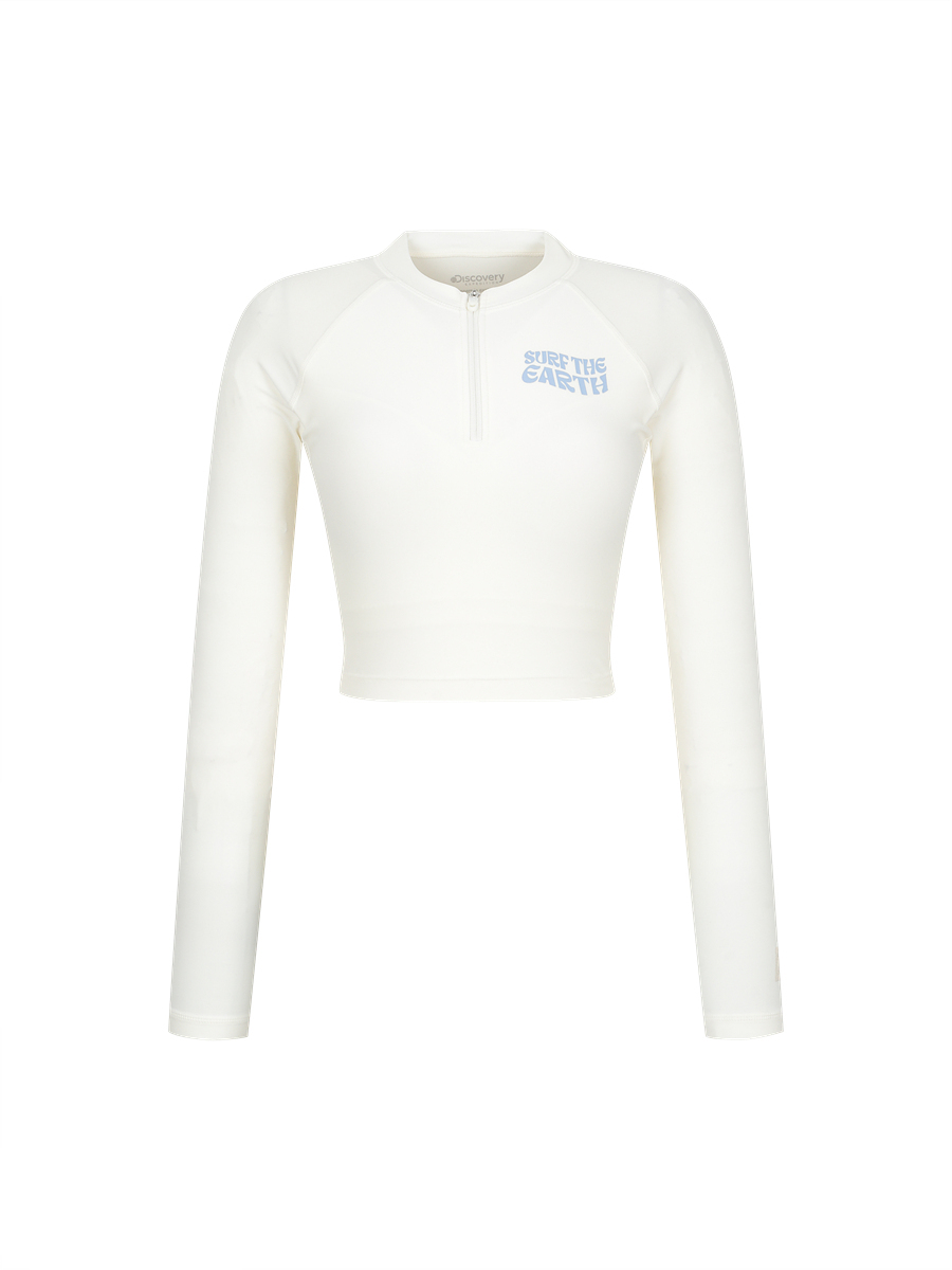 【代購】 Discovery 女版 炎熱夏季半拉鍊短款防曬衣