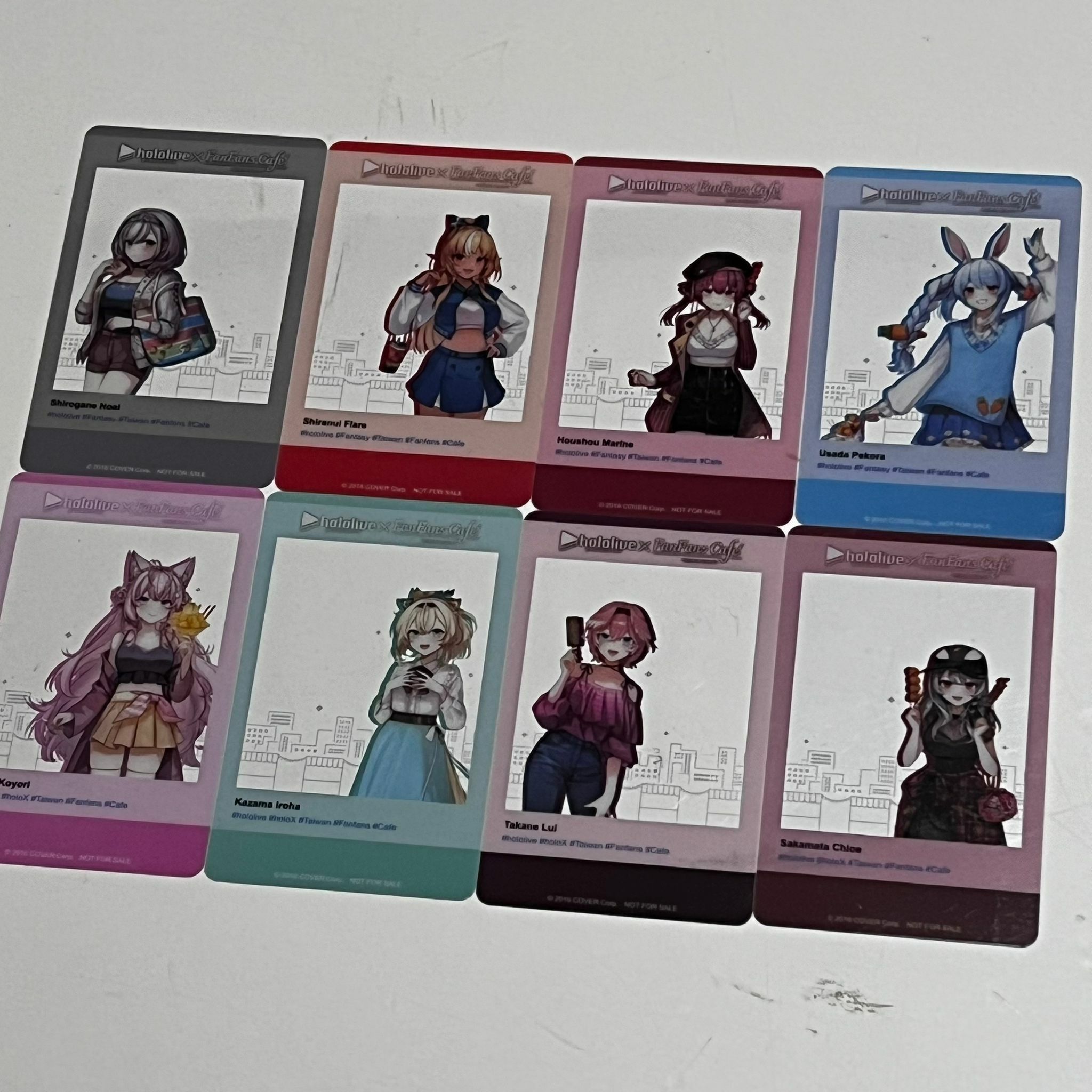 「官方現貨」Hololive x FanFans Cafe 三期生&祕密結社holoX 合作周邊 拍立得風特典卡