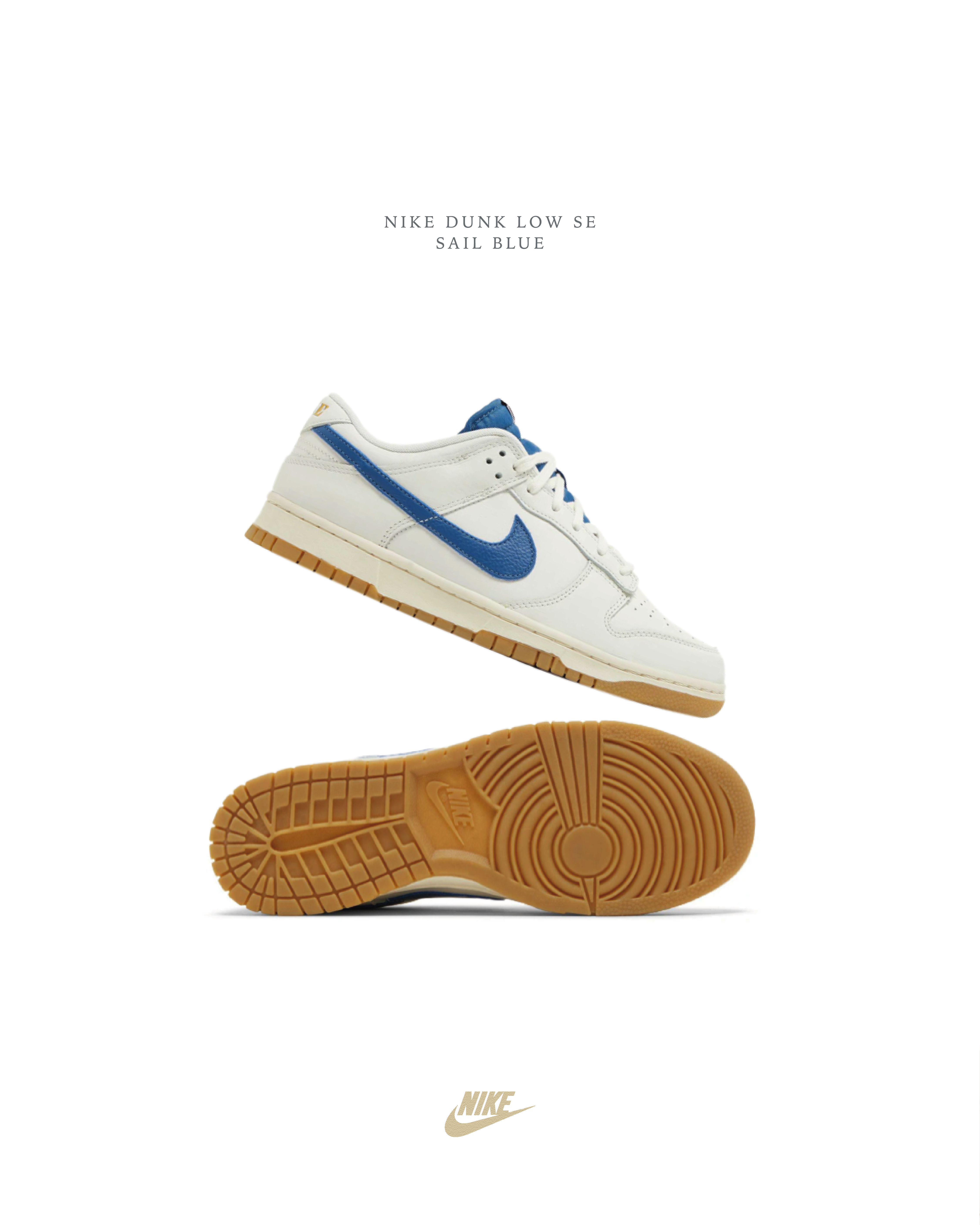 iSNEAKERS｜Nike Dunk Low "Sail Blue" 牛奶藍 DX3198-133