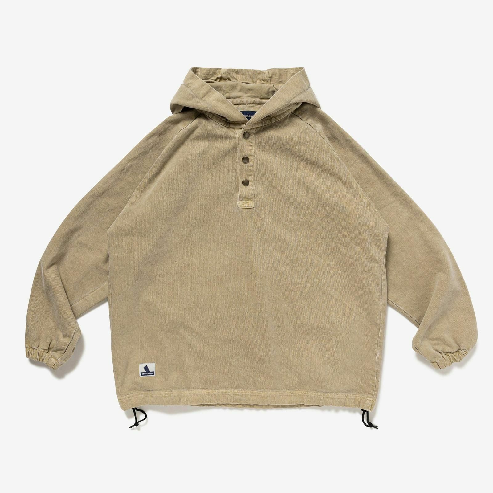 現貨} DESCENDANT MOLE HOODED LS SHIRT PIGMENT DYE