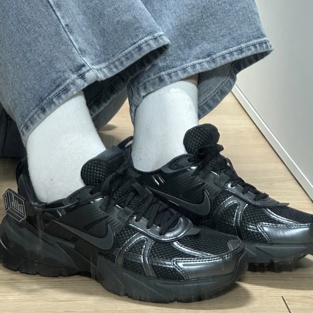 NIKE V2K RUN RUNTEKK 全黑 黑武士 復古 老爹鞋 結構 男鞋 HJ4497-001