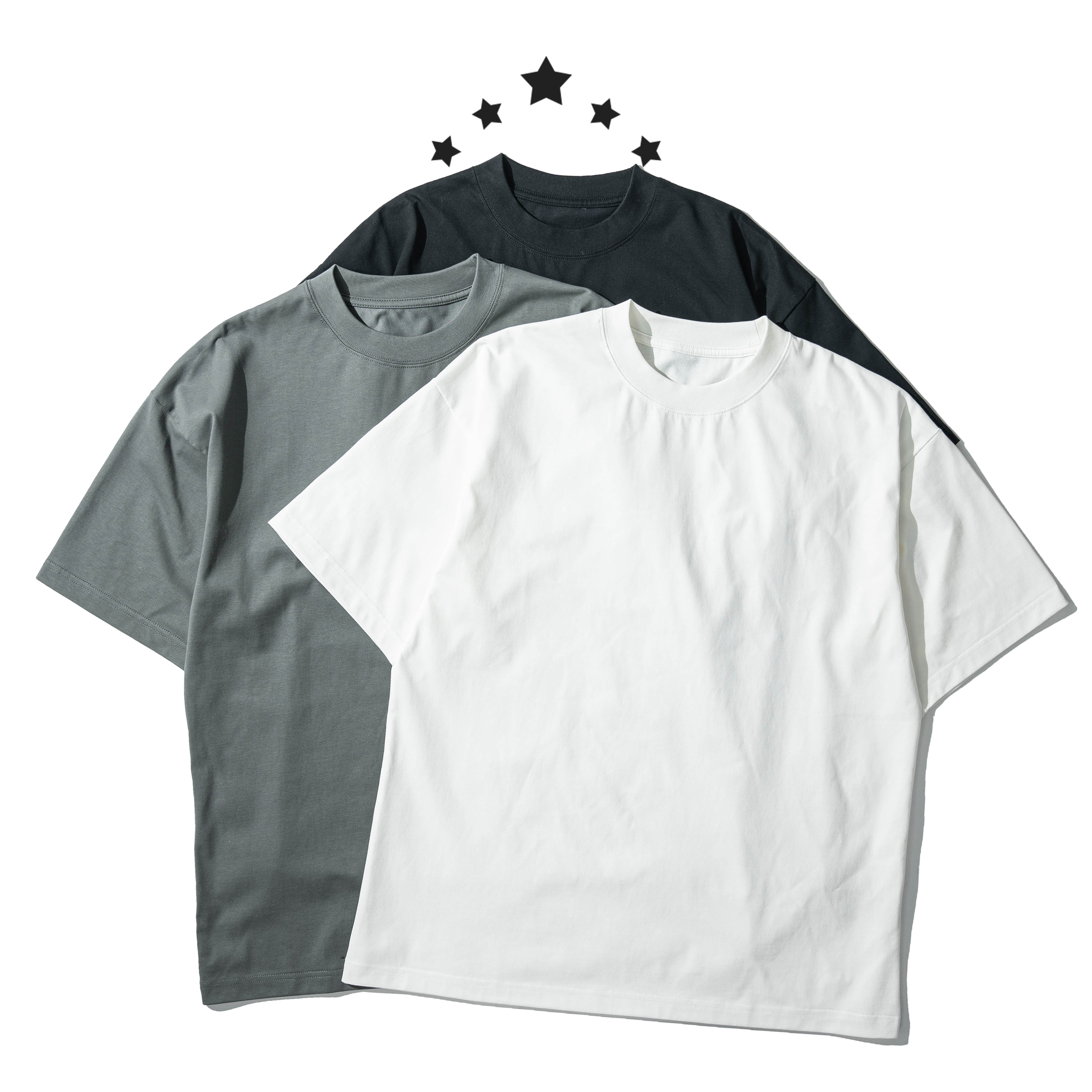 Coolmax Sorona® Wide Tee 機能 防潑水 速乾 寬鬆短Tee [PTR-097]