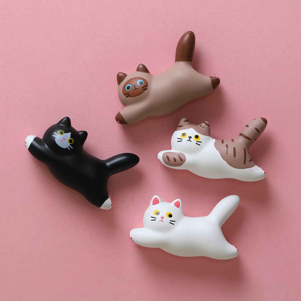 《33149》奔跑貓咪磁鐵(一代)5款