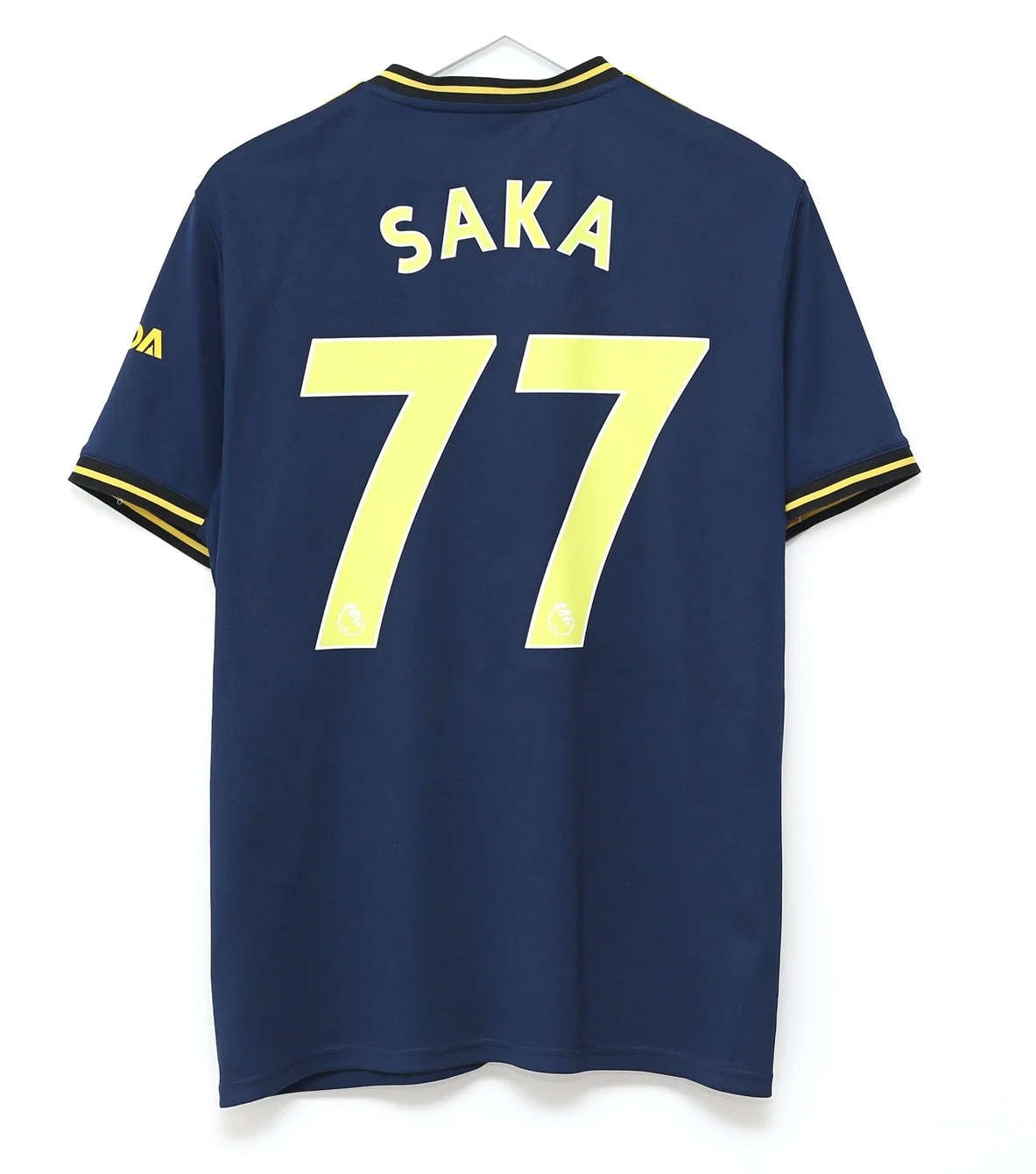 2019 Arsenal Authentic Third Away Shirt with #77 SAKA