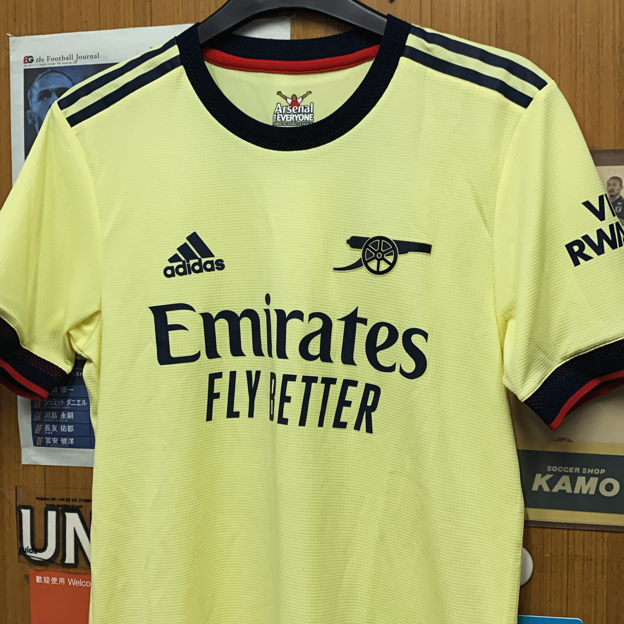 2021 Arsenal Authentic Away Shirt with #7 SAKA