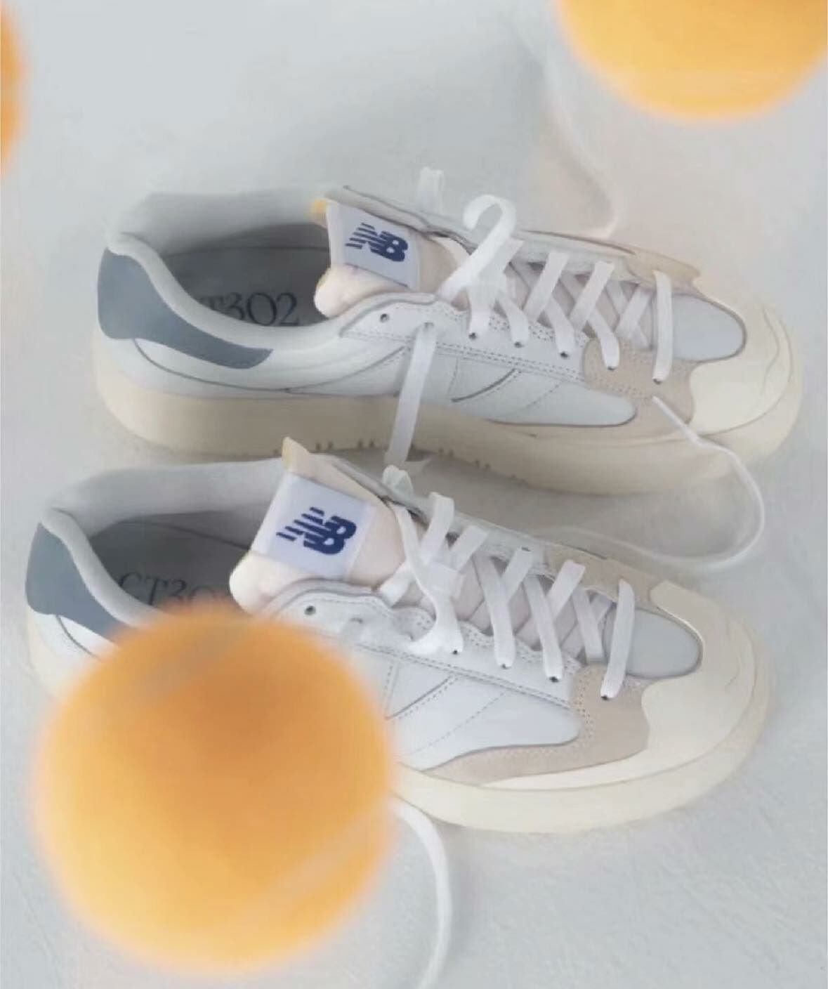 New Balance 302 白 米白 奶油底 IU著 復古休閒板鞋 男女款 CT302OB