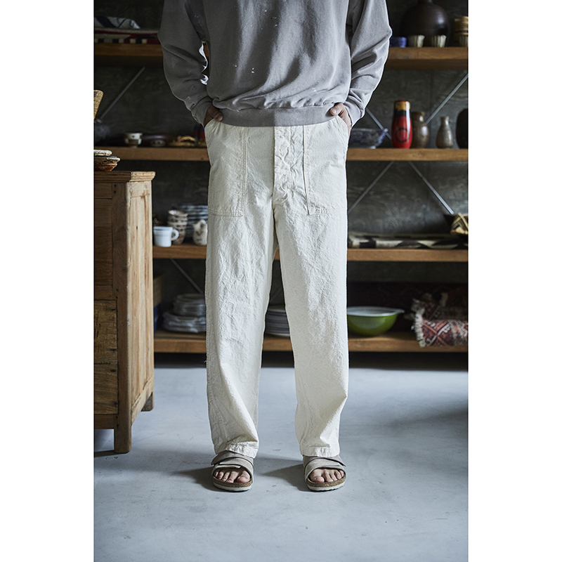 nao☻フリークスストアOrslow FATIGUE PANTS orSlowSummerFatiguePants_Ecru_