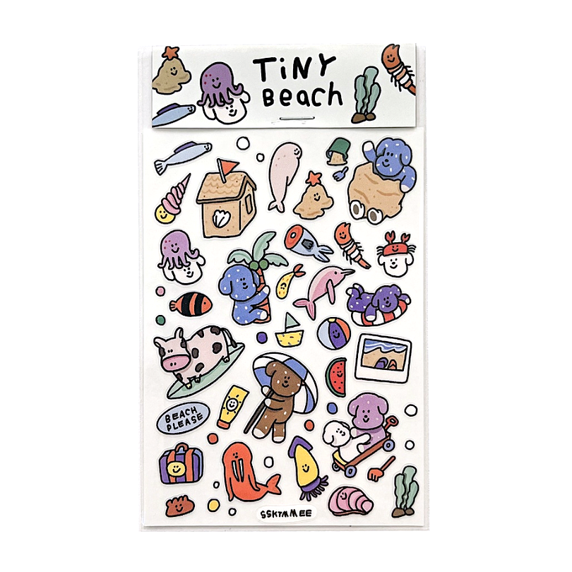 ssktmmee Sticker－Tiny Beach (Thai Stationery Brand)