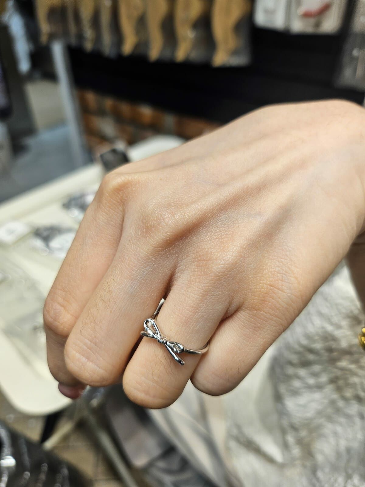 HM2409 氣質小蝴蝶結戒指