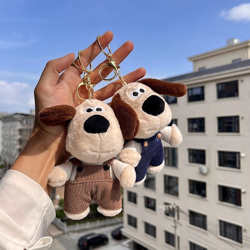 《33153》燈芯絨吊帶褲cute版阿高鑰匙圈